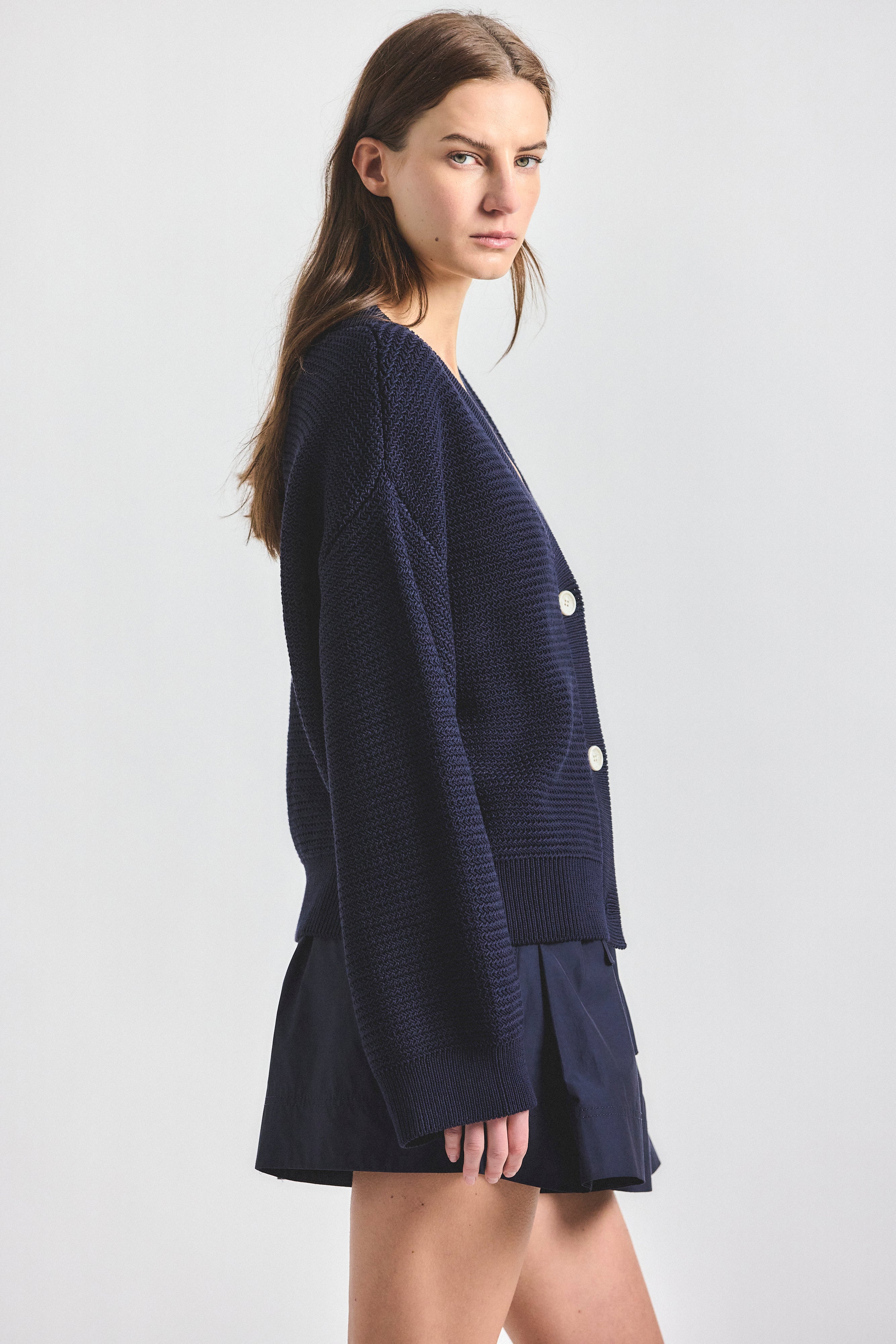 Weston Cropped Cardigan, alternate official angle