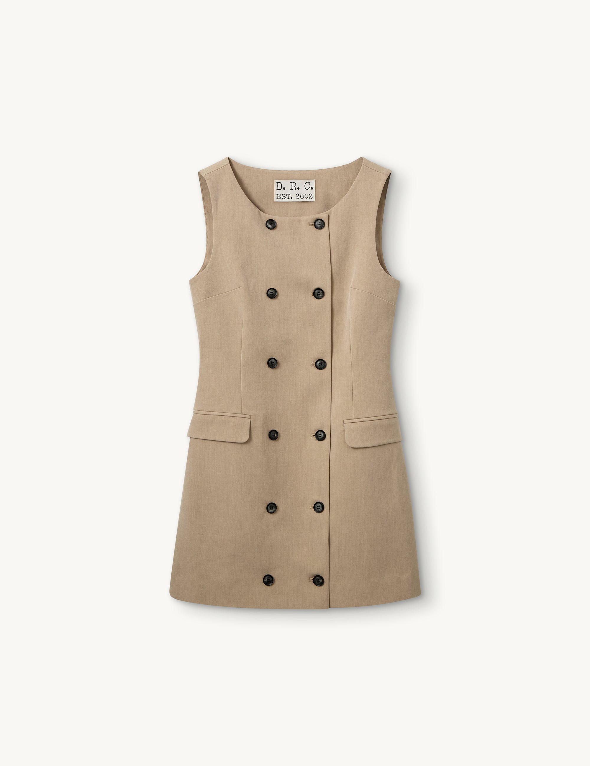 Scott Shift Dress in light beige