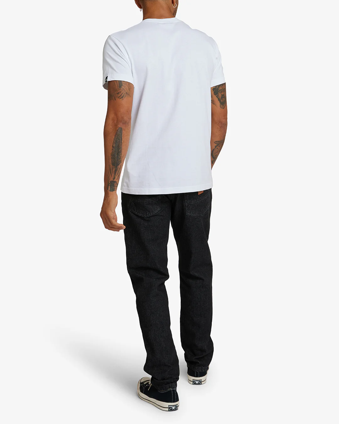 Back view of the pocket tee