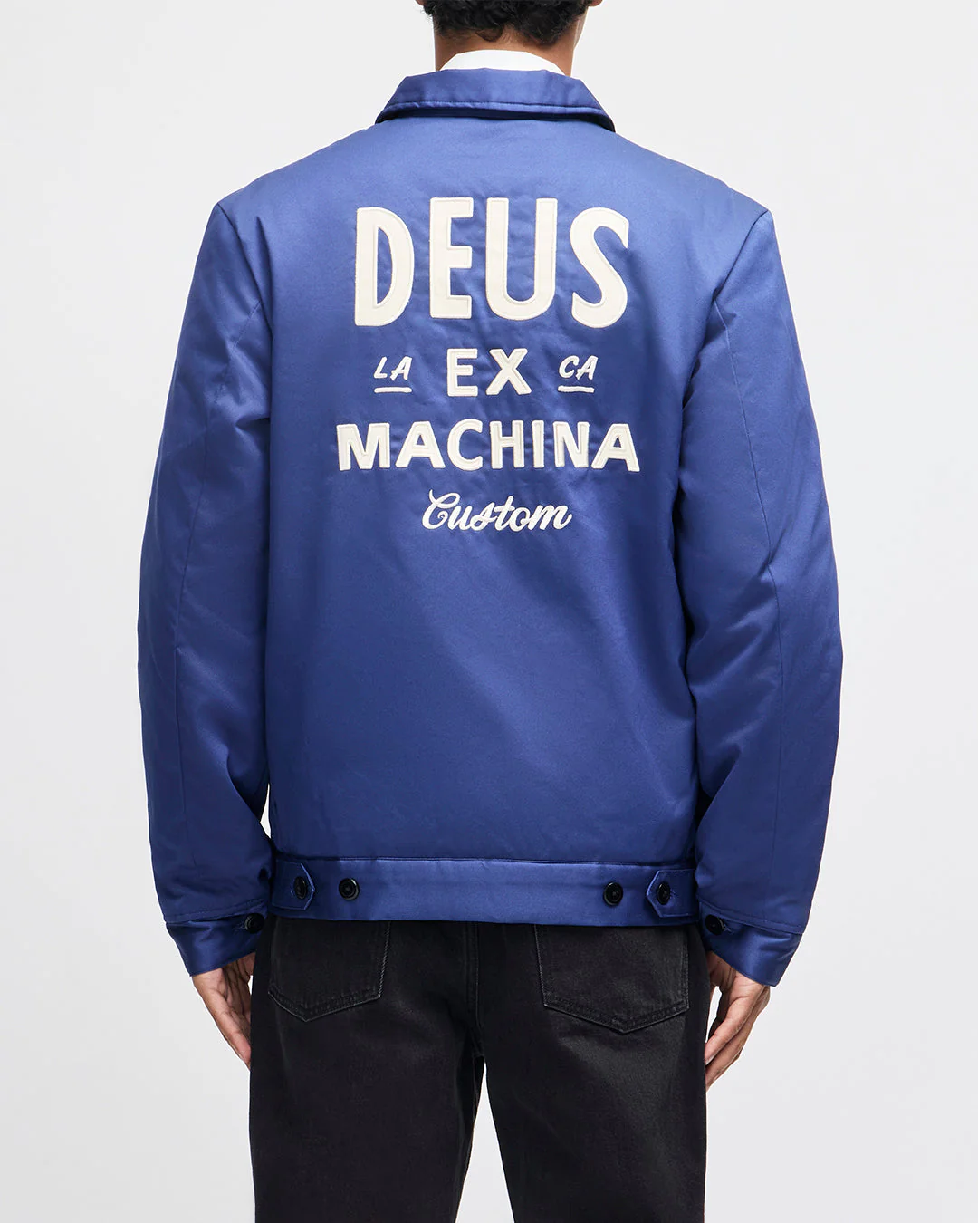 Back view with appliqué artwork