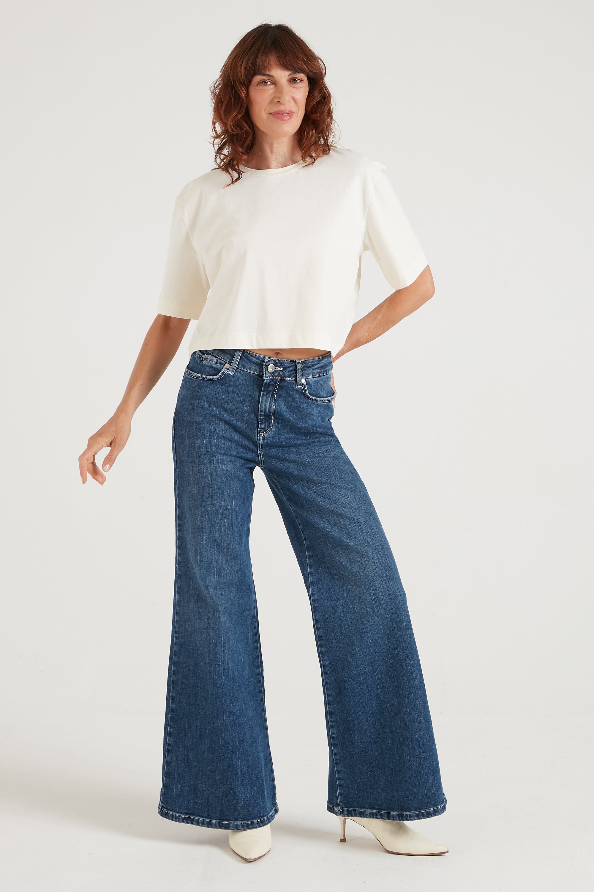 Dallas The High Waisted Super Wide Leg