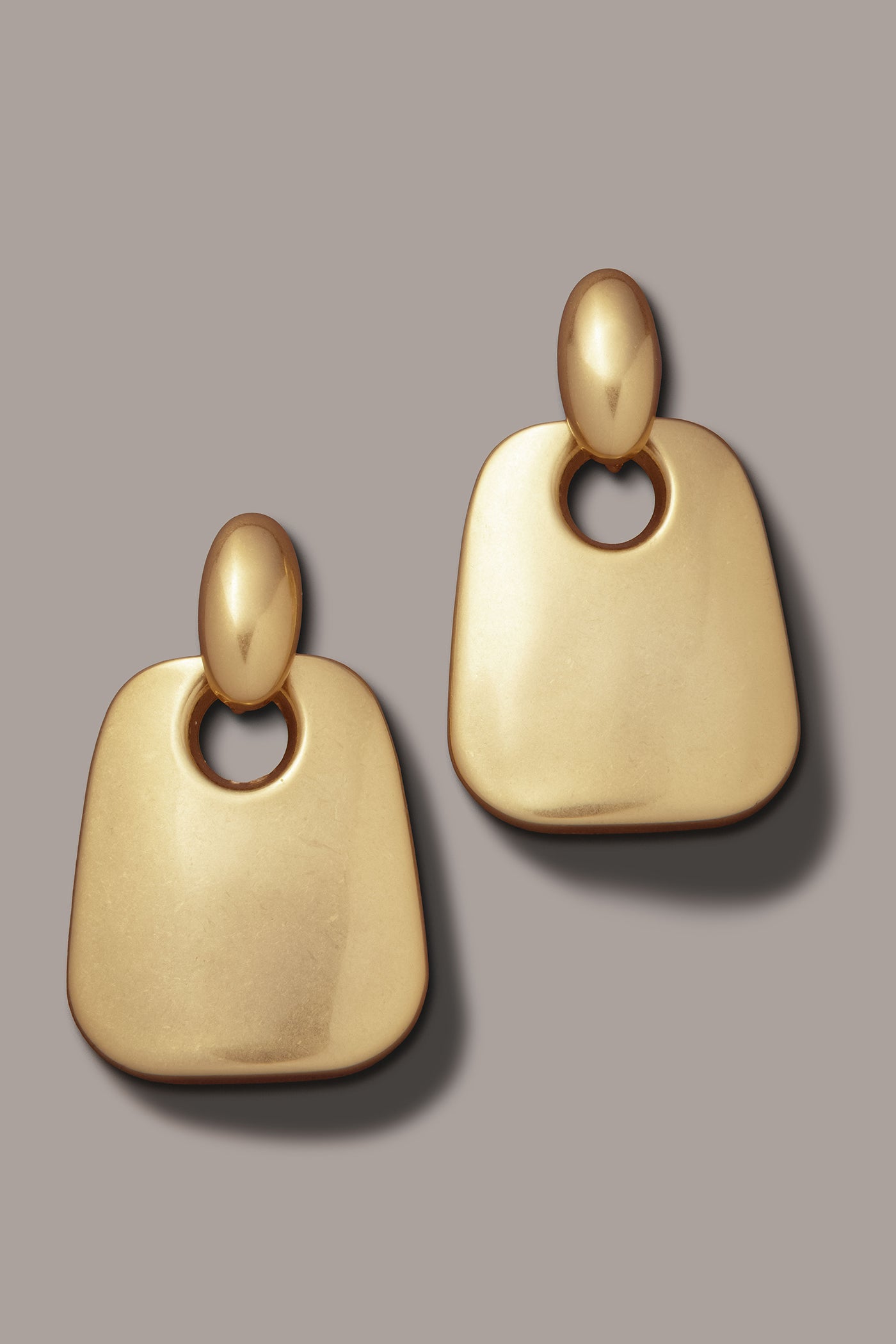 Oversized Door Knocker Earring