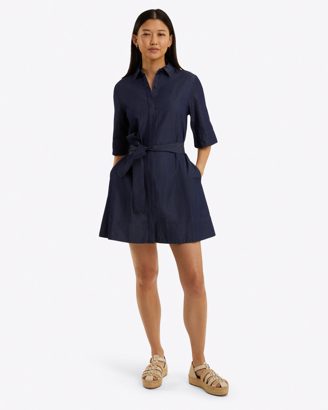 front studio view with concealed placket