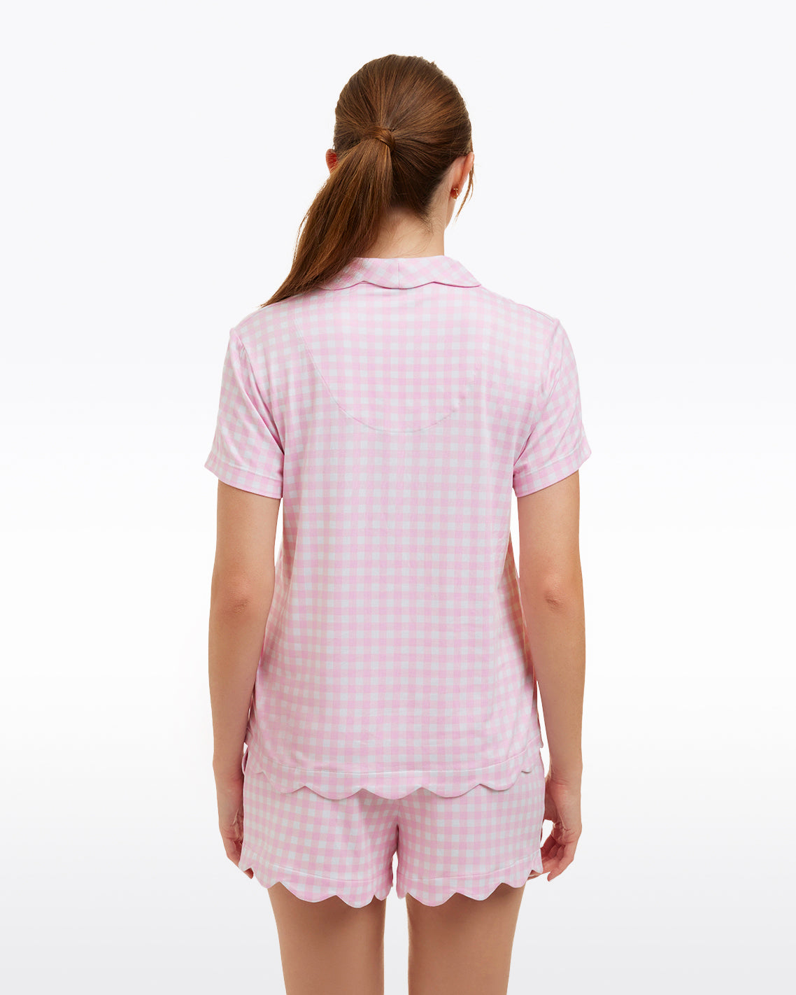 back view of the short set