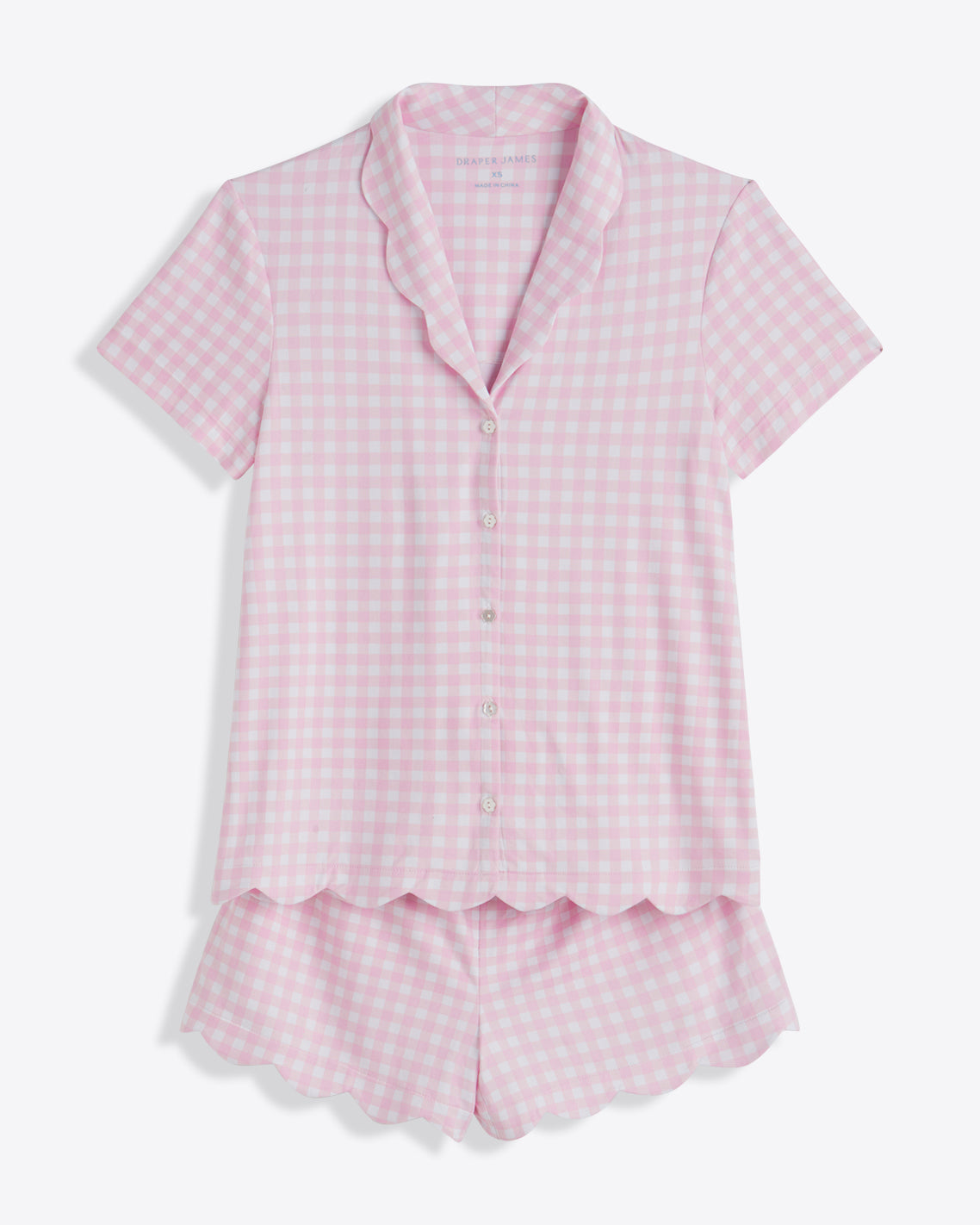 layflat showing top and shorts