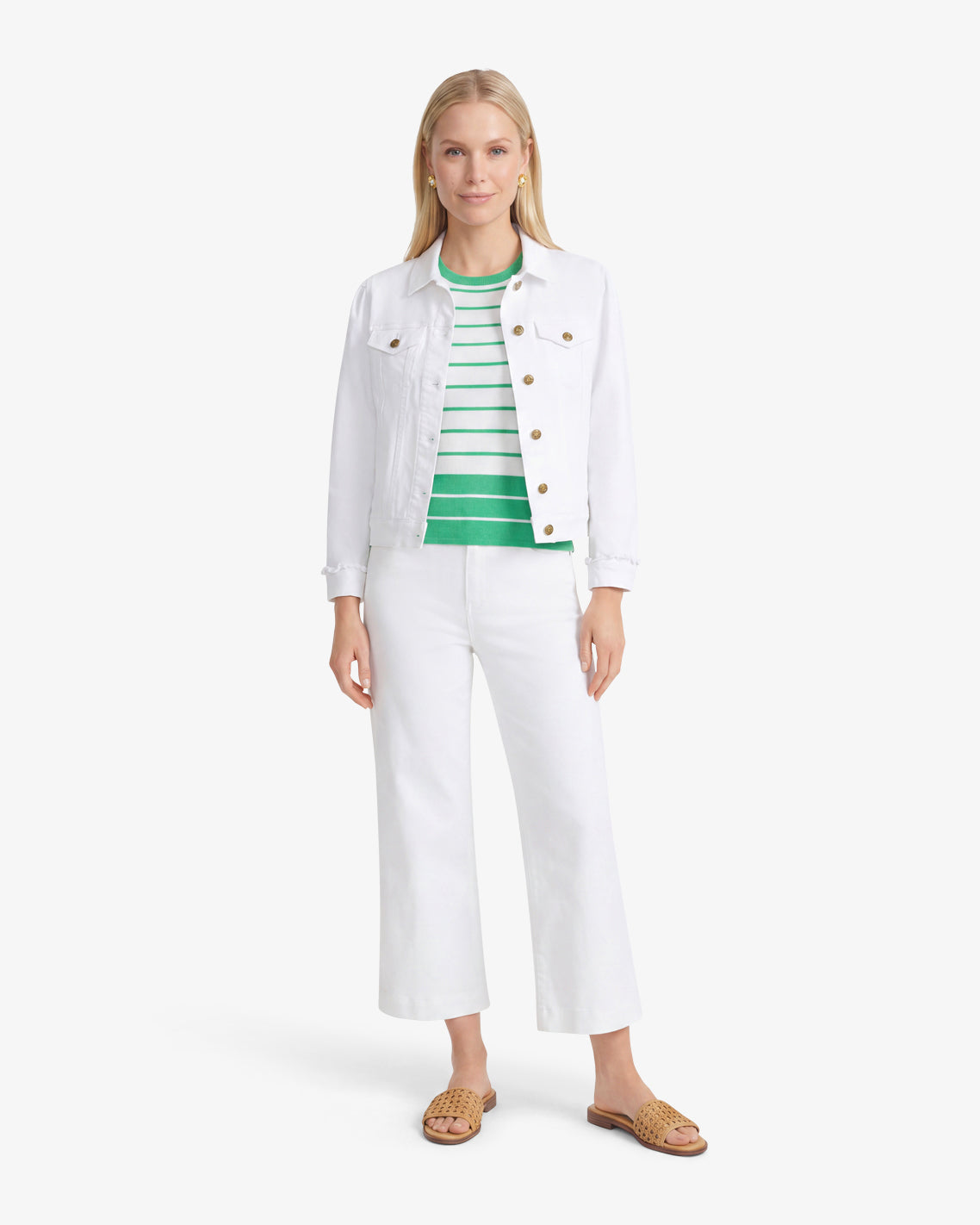 White Denim Jacket