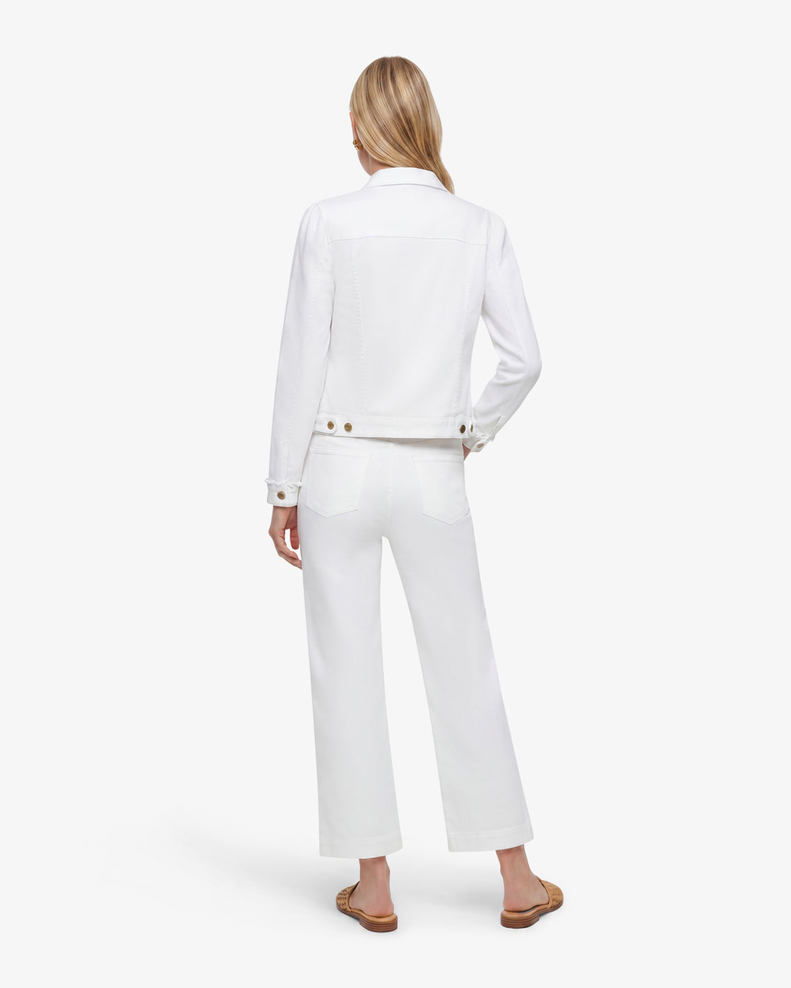 back view of the cropped jacket