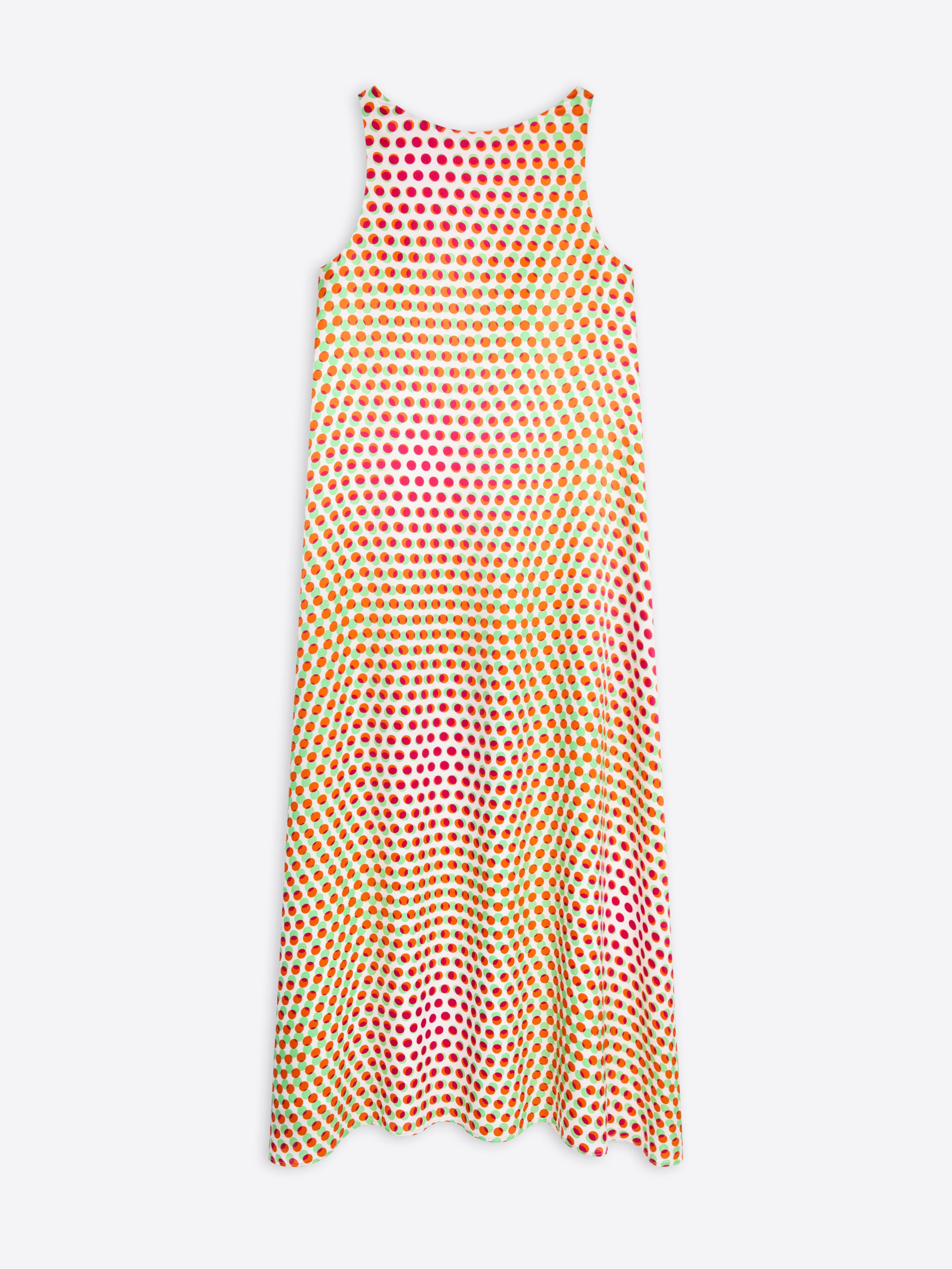 Printed silk dress