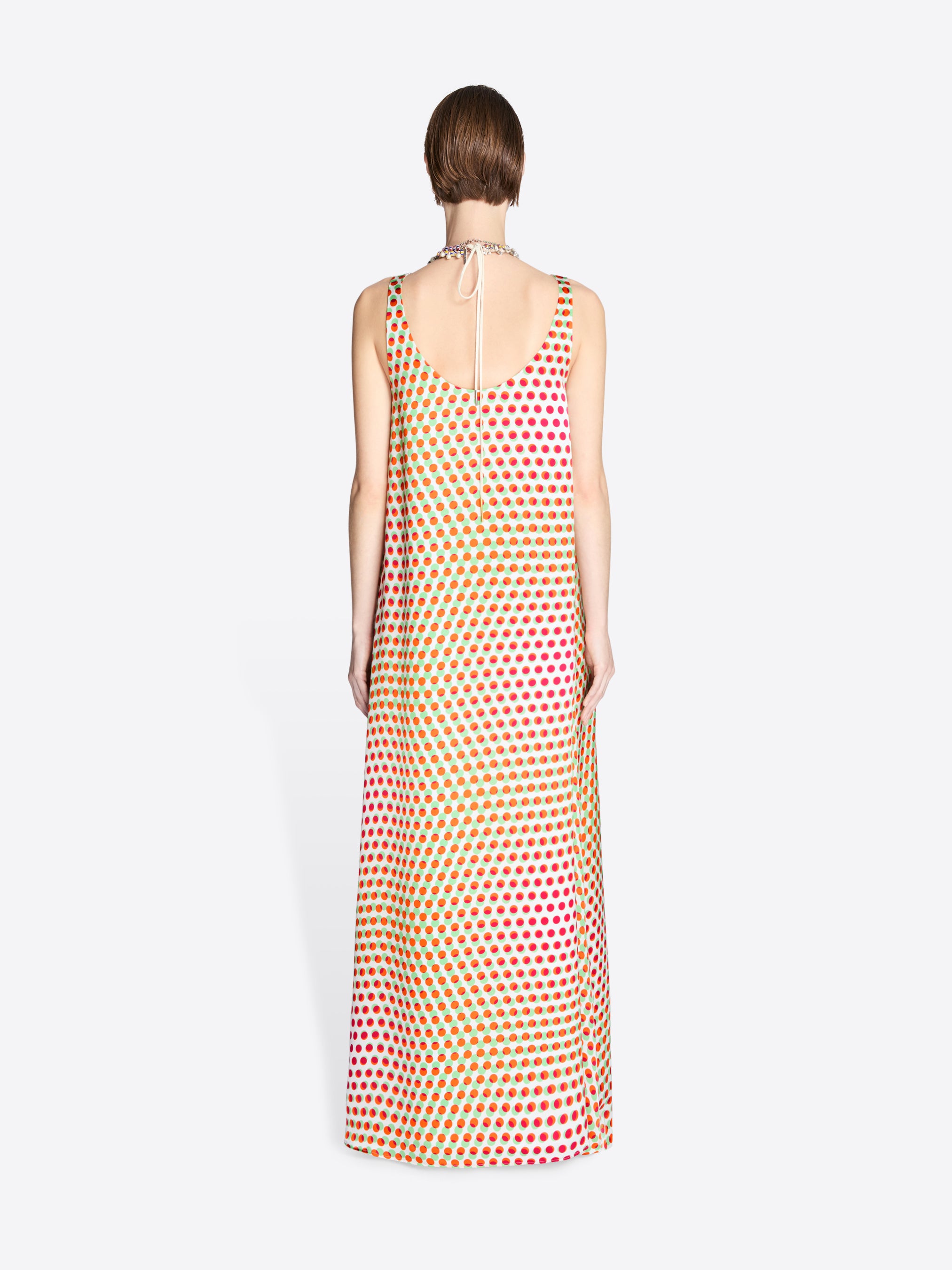 back neckline and drape