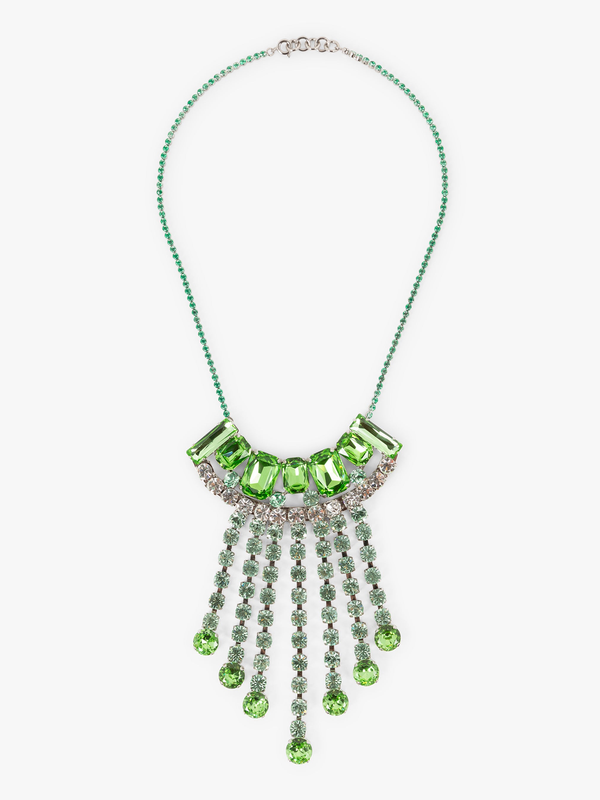 Strass statement necklace