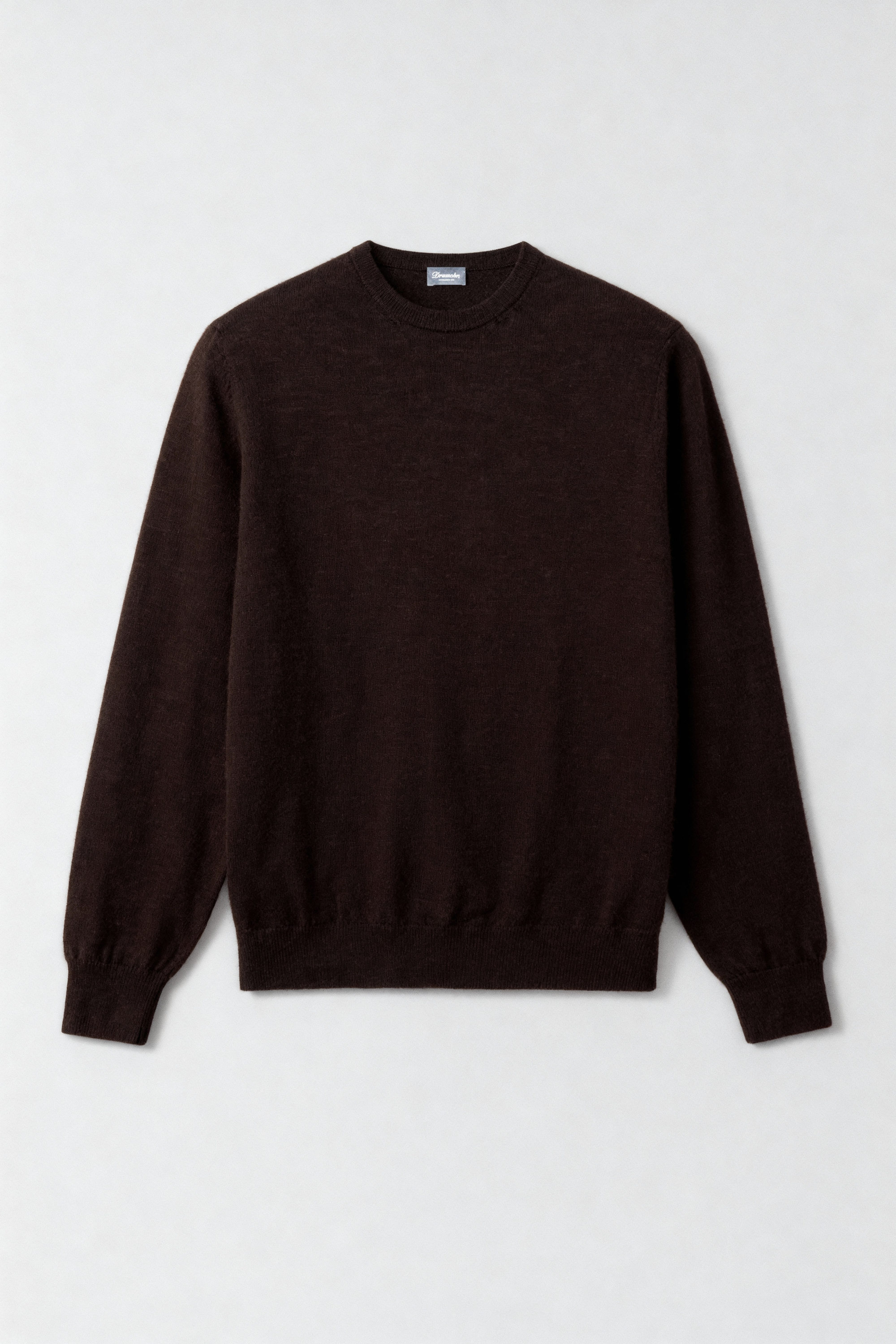 Crew Neck Sweater in Extrafine Merino Wool