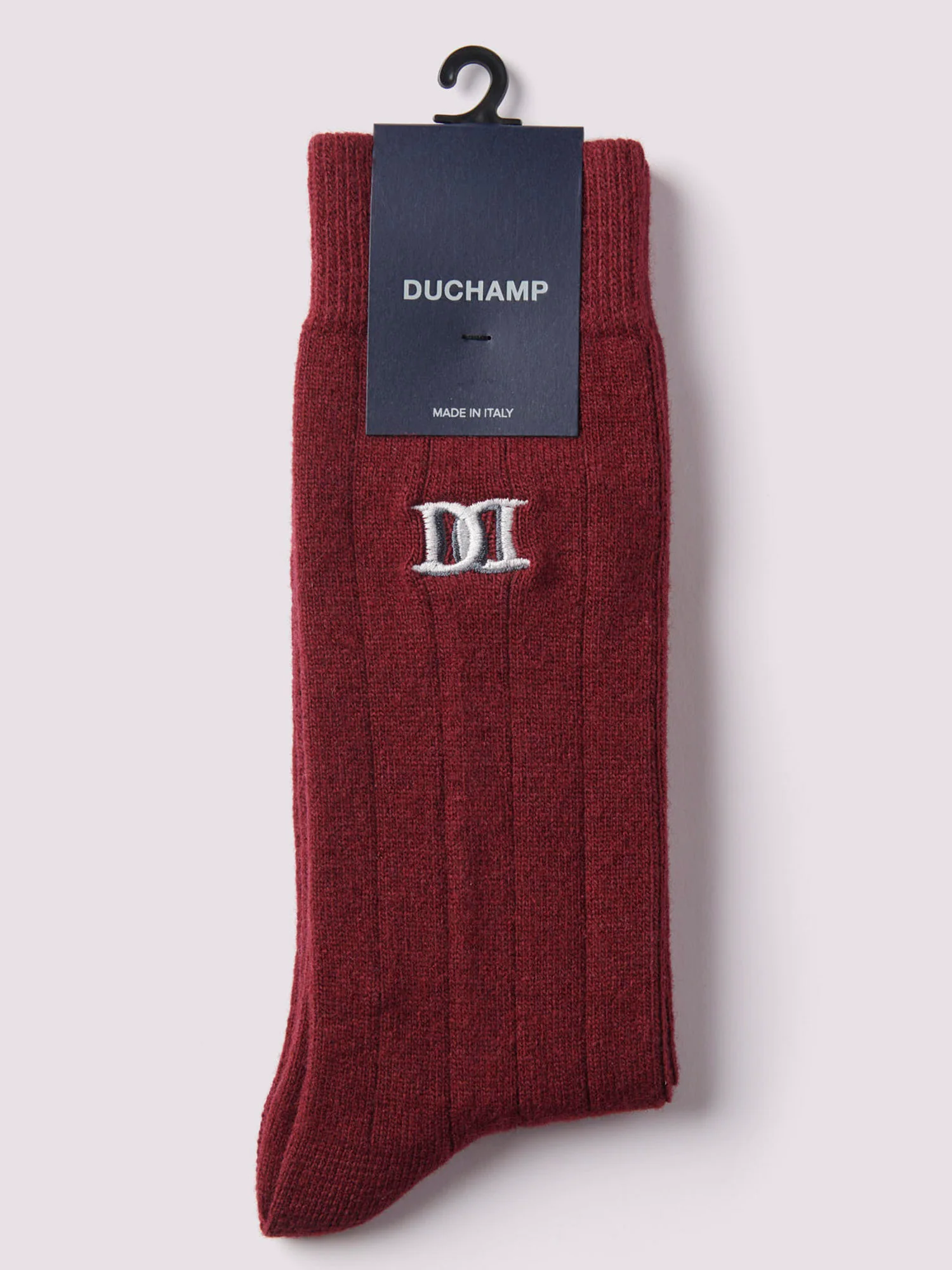 windsor wine cashmere-mix rib socks