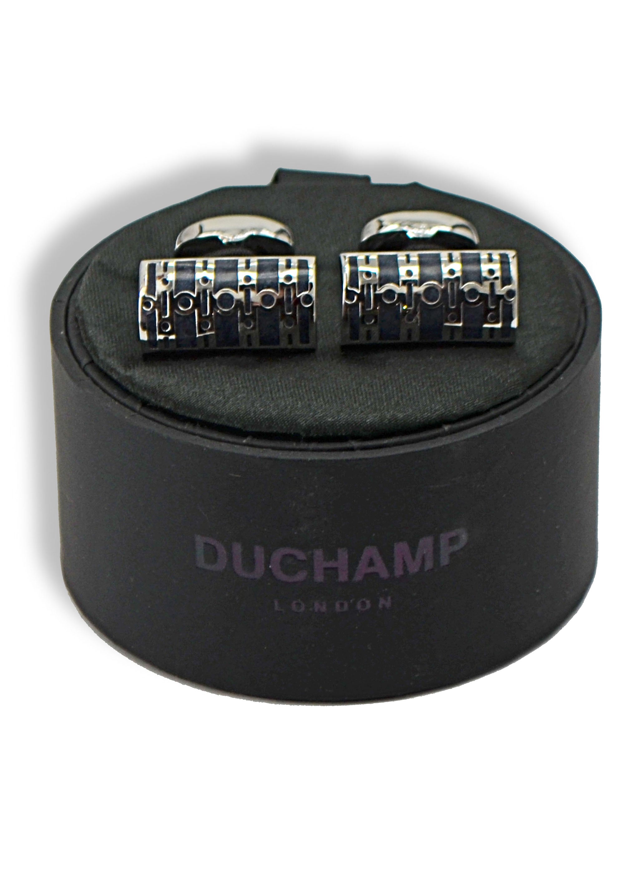 blue enamel cuff links