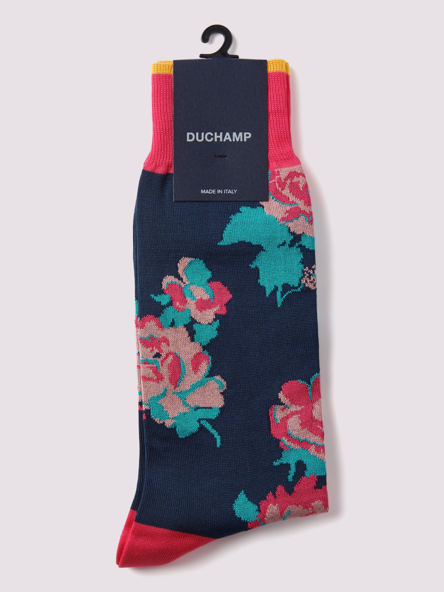 floral impression socks