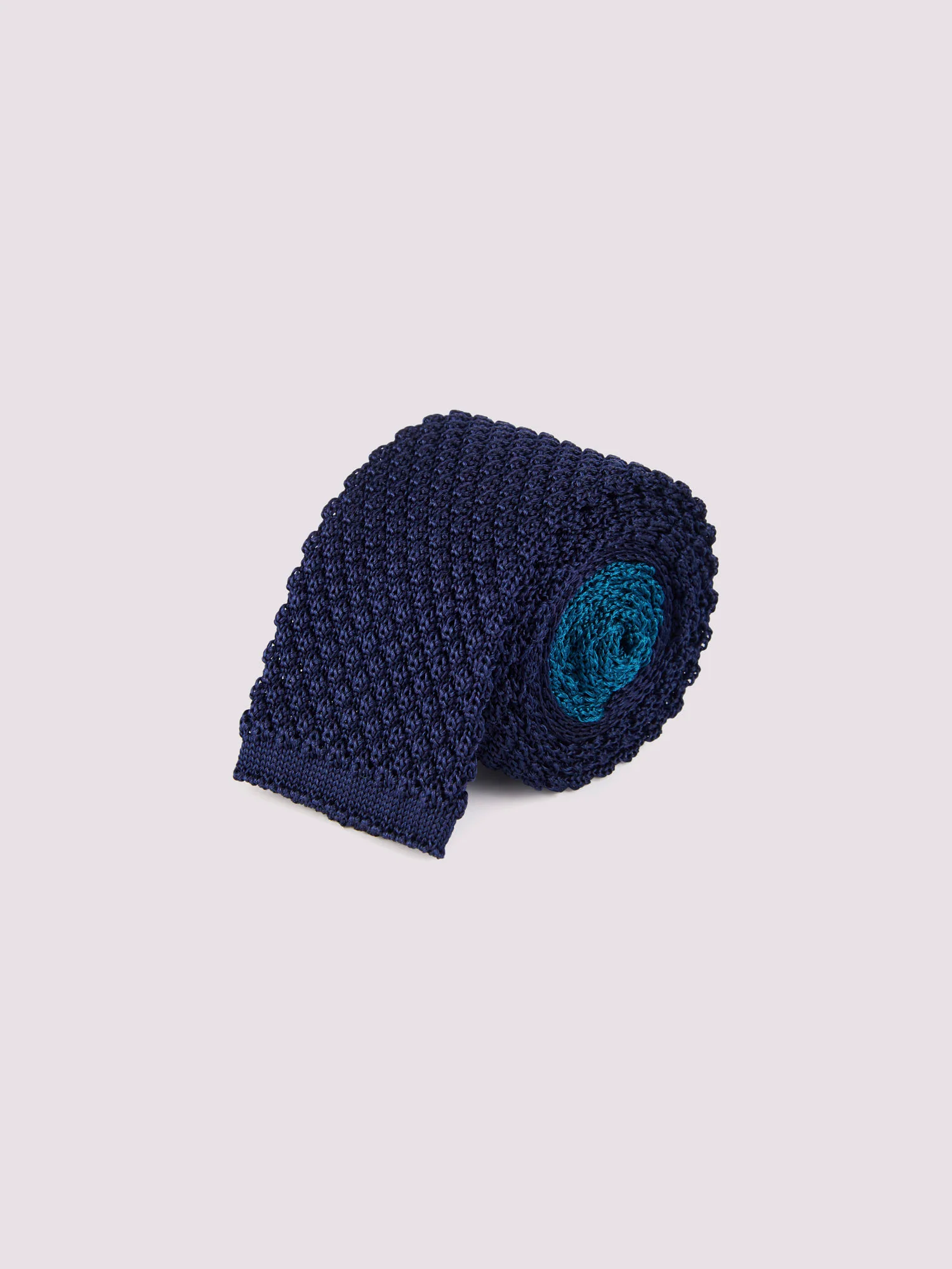 deep well silk knitted tie