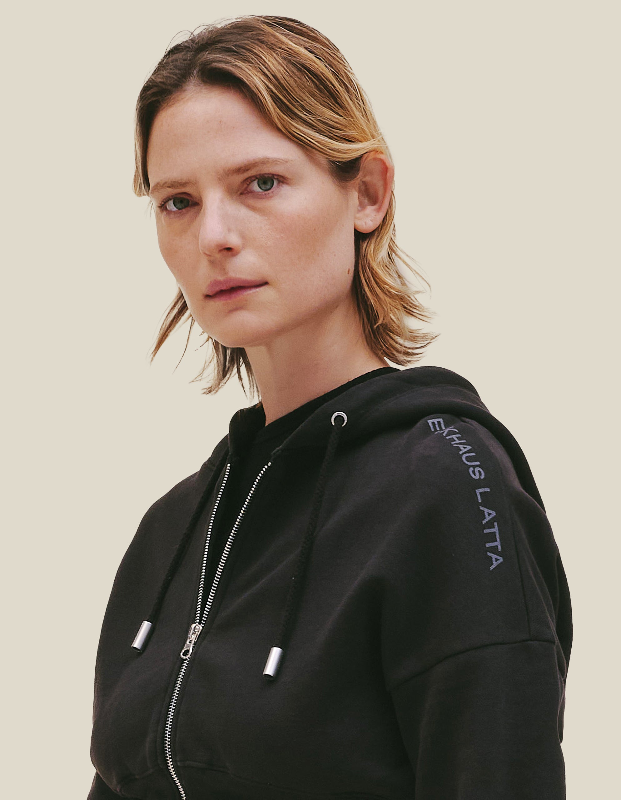 hood and shoulder detail