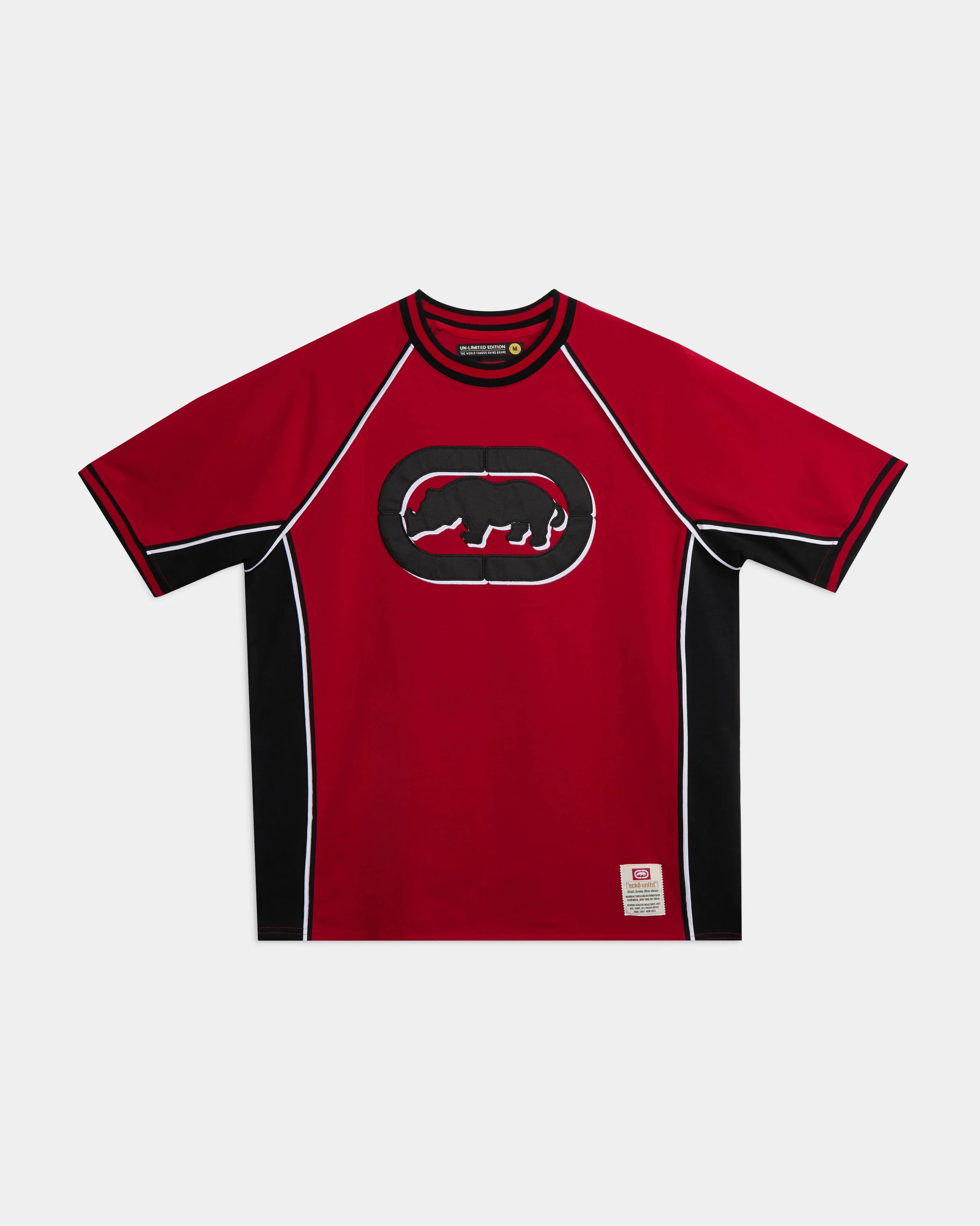 Red-black front view
