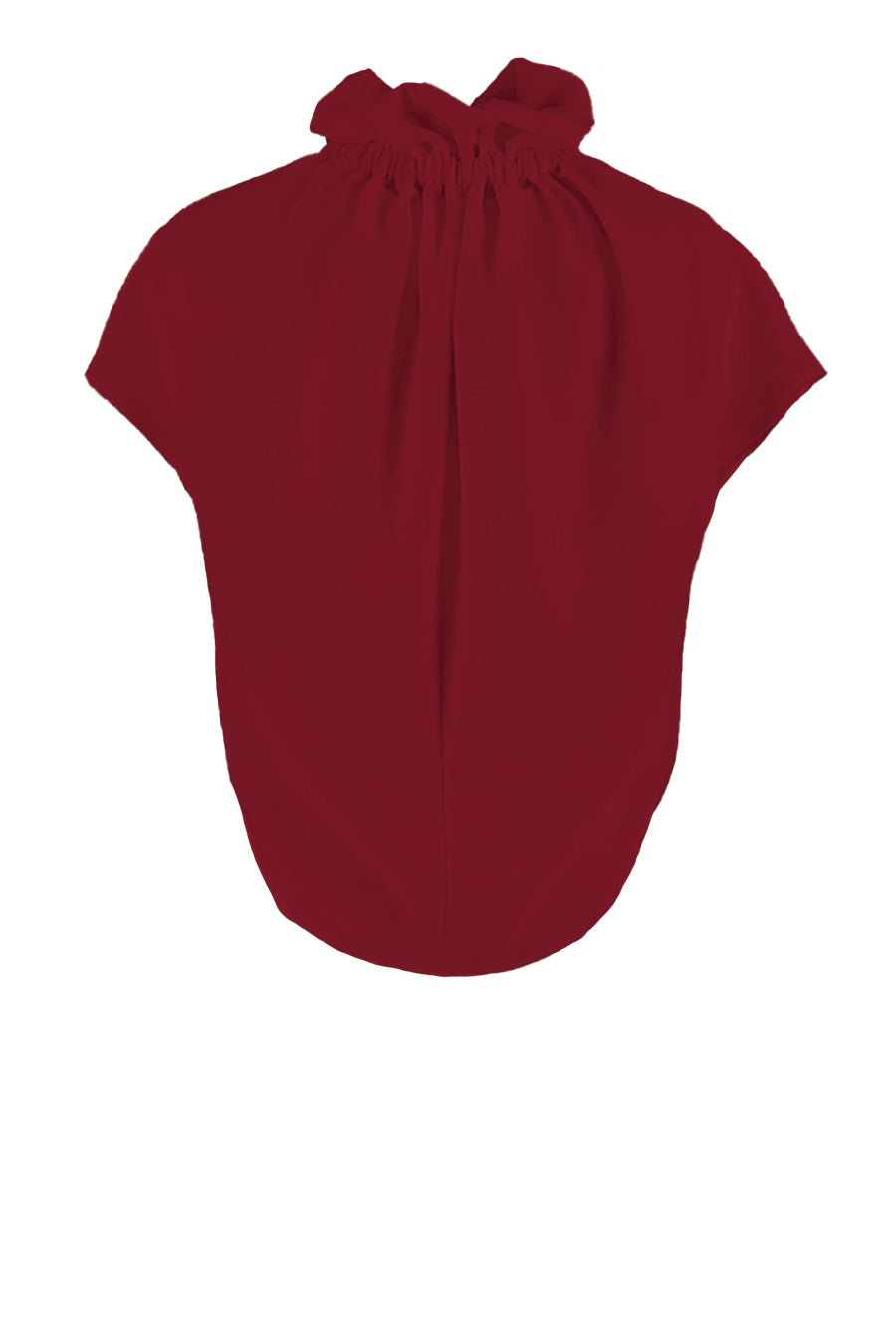 burgundy back