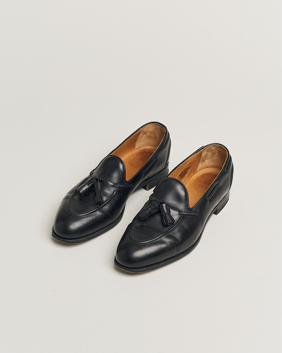 black calf angled pair