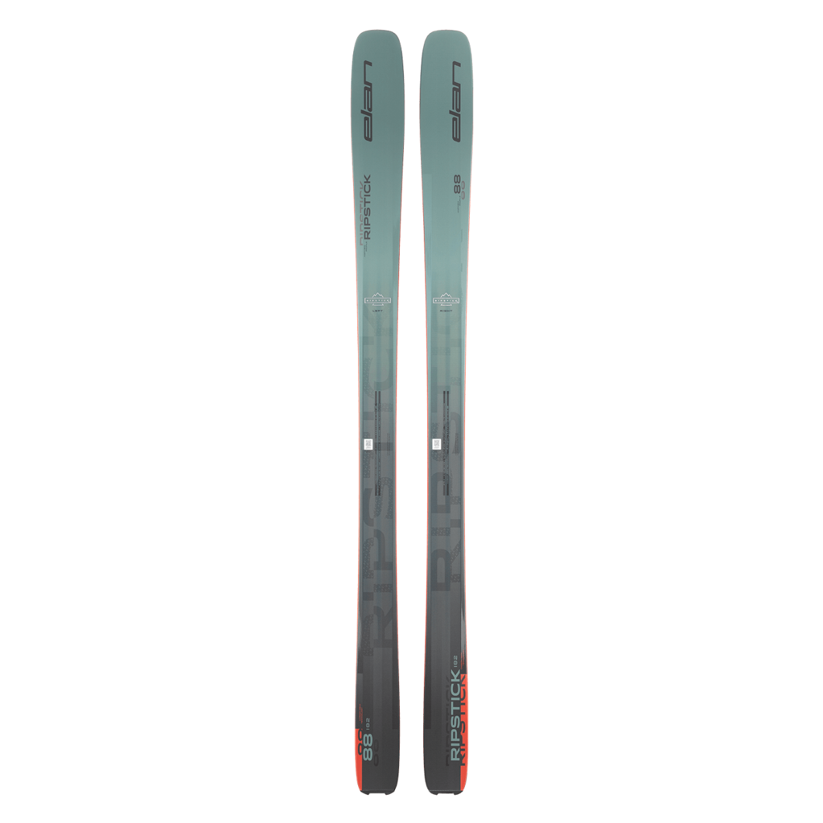 straight-on view