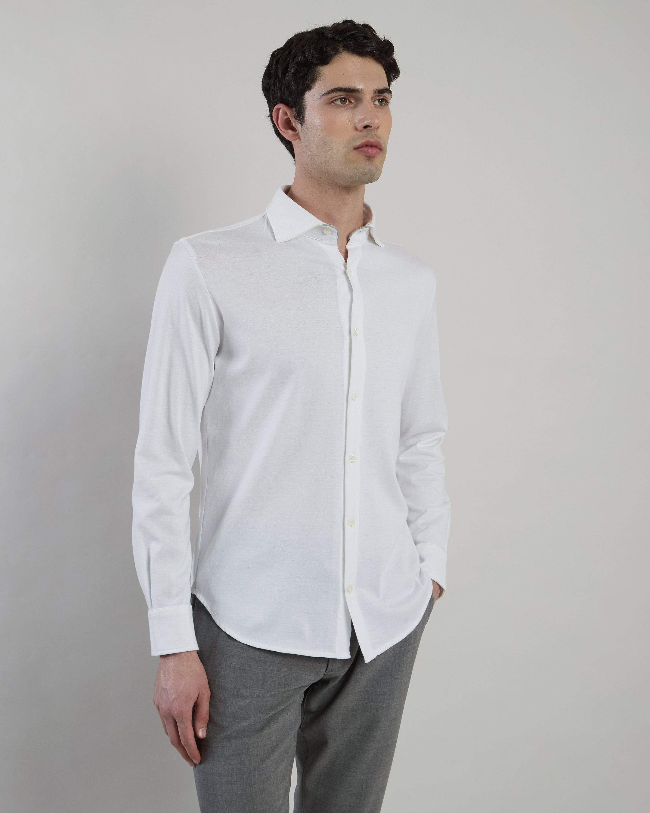 Jersey Giza Cotton Shirt