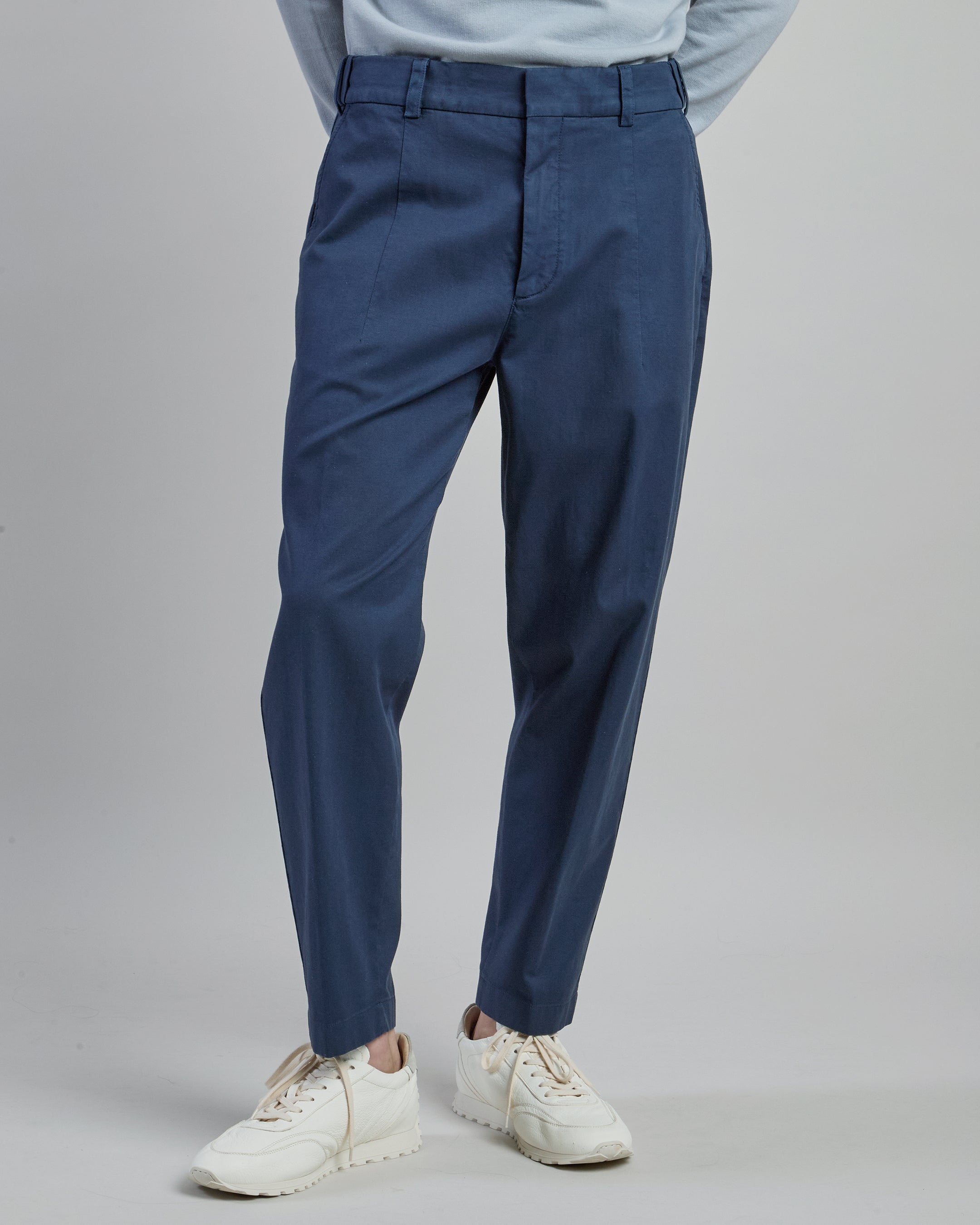 Trisize Garment-Dyed Cotton Chino Trousers