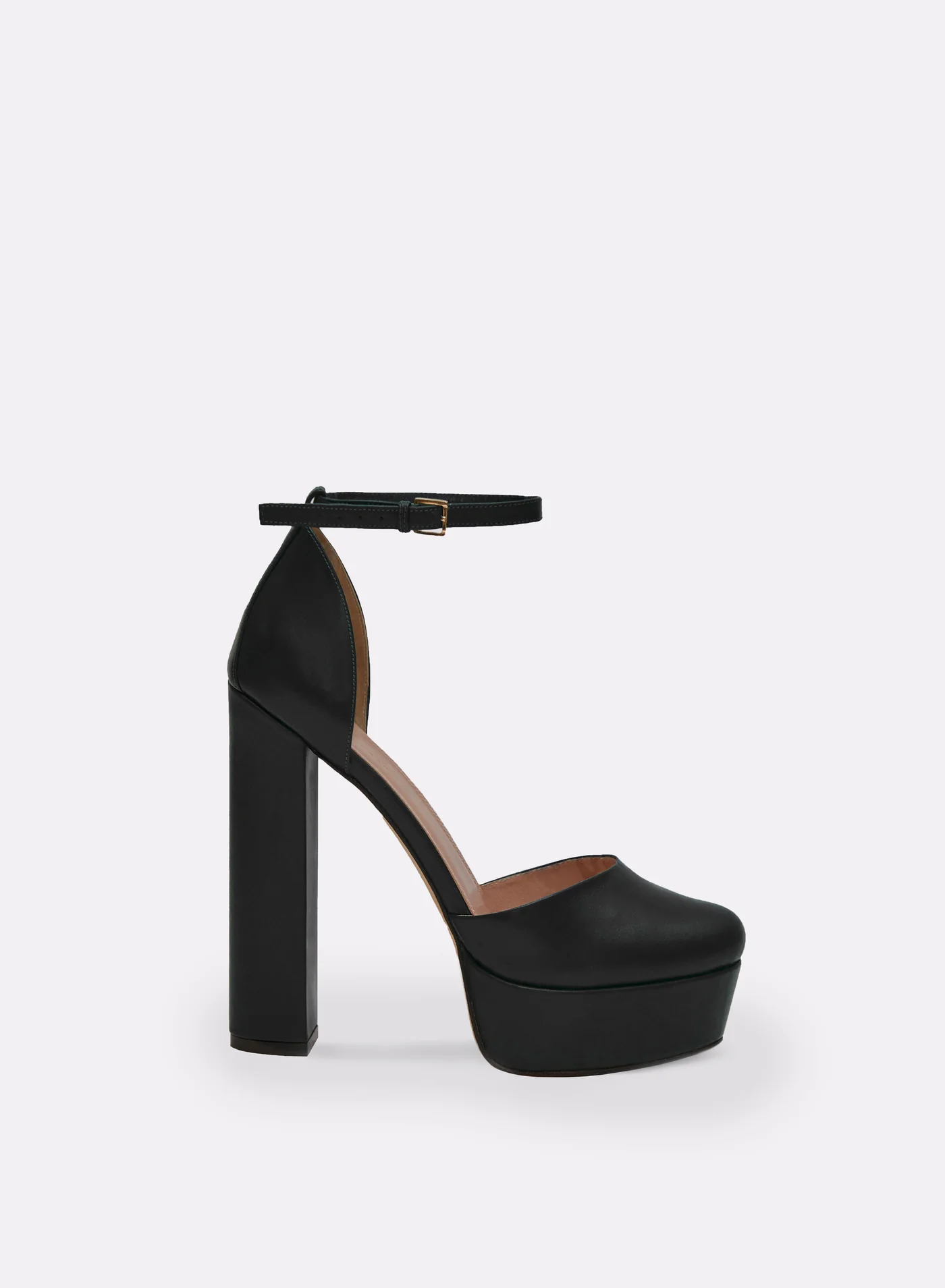 Leather Platform Pump
