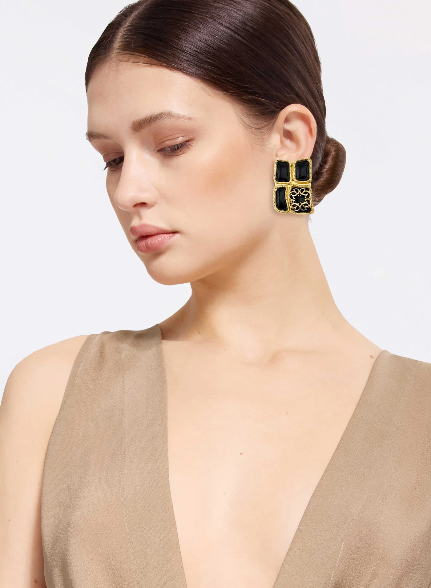 metallic earring family view