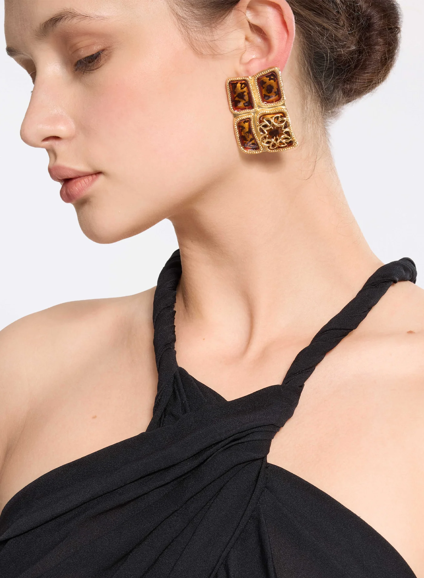 metallic earring family view