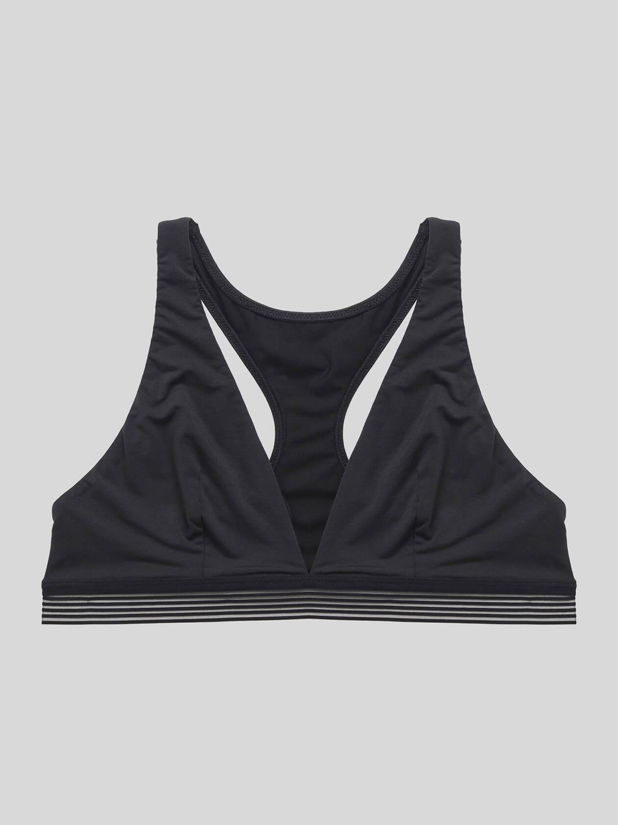 Cool Crop Top — fabric and trim detail
