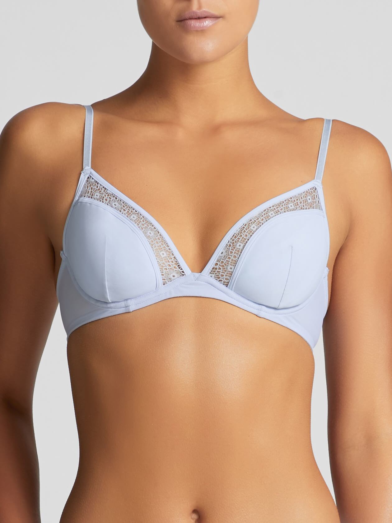 Edge Plunge Underwire Bra — alternate colour front