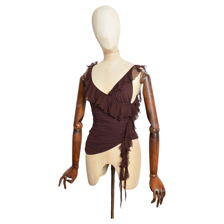 Silk Ruffle Blouse