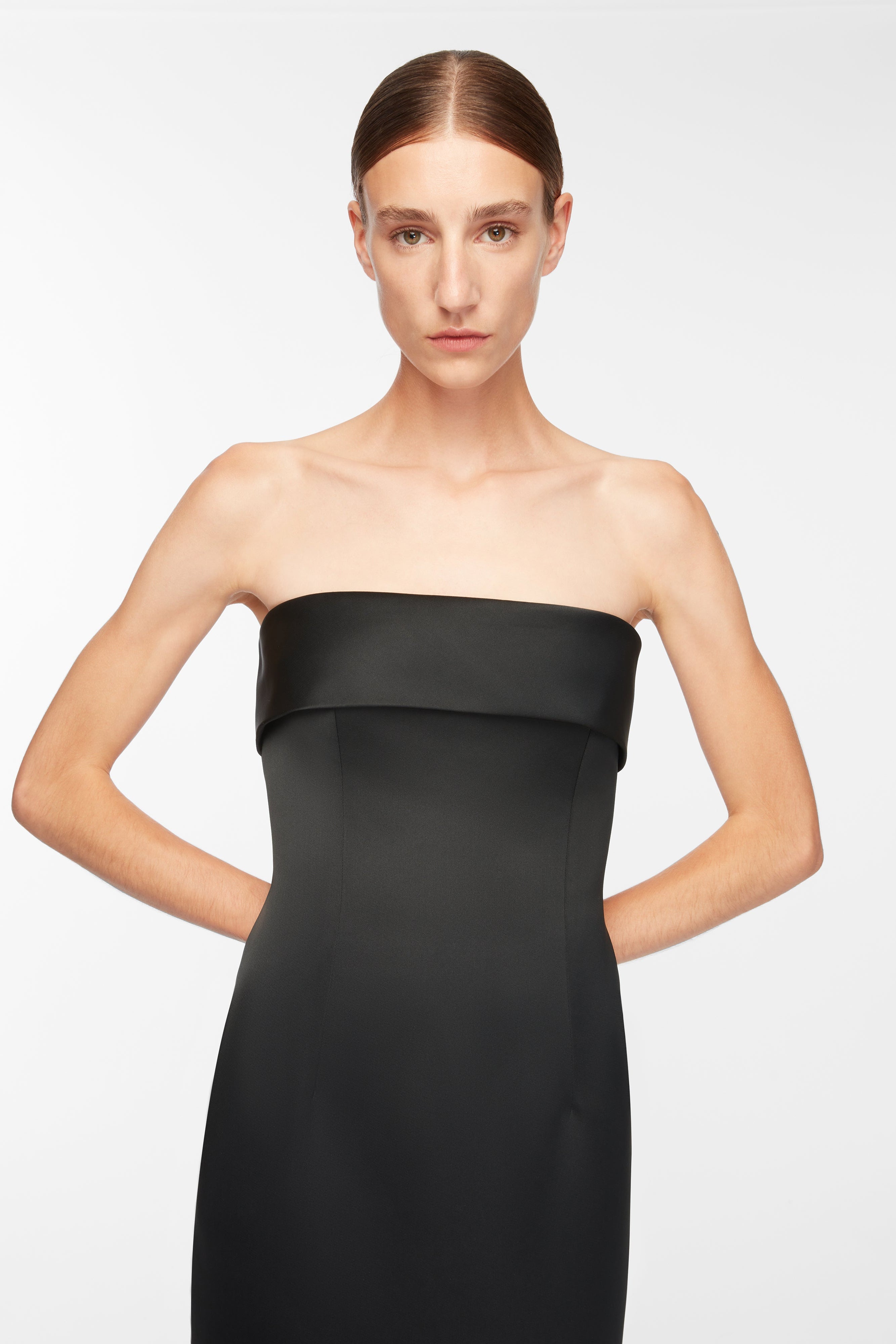 bodice detail and satin surface