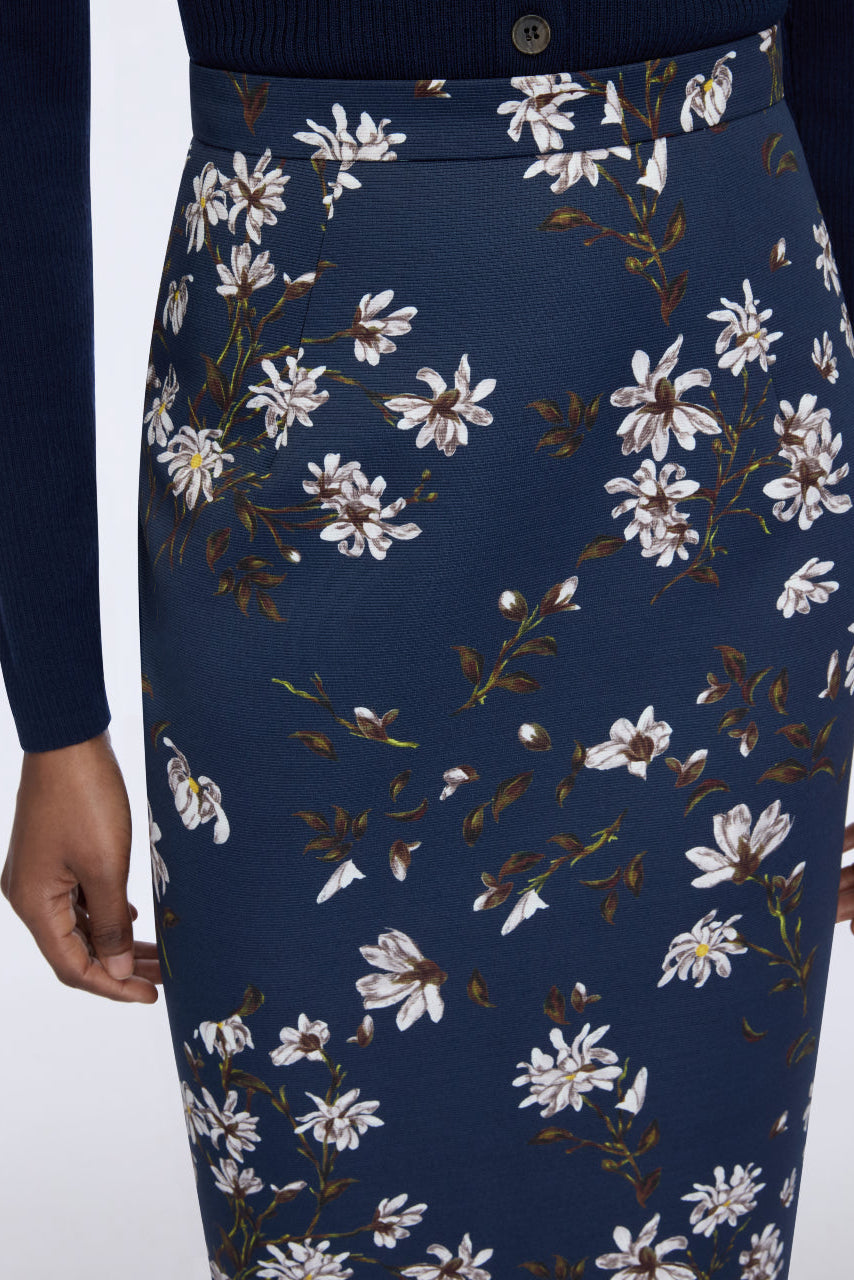 floral taffeta detail