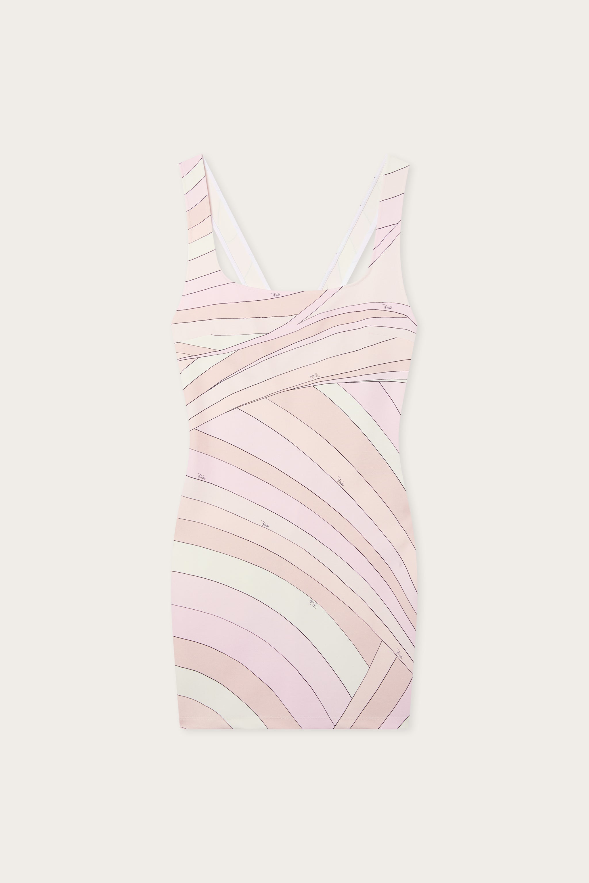 Iride Print Jersey Dress