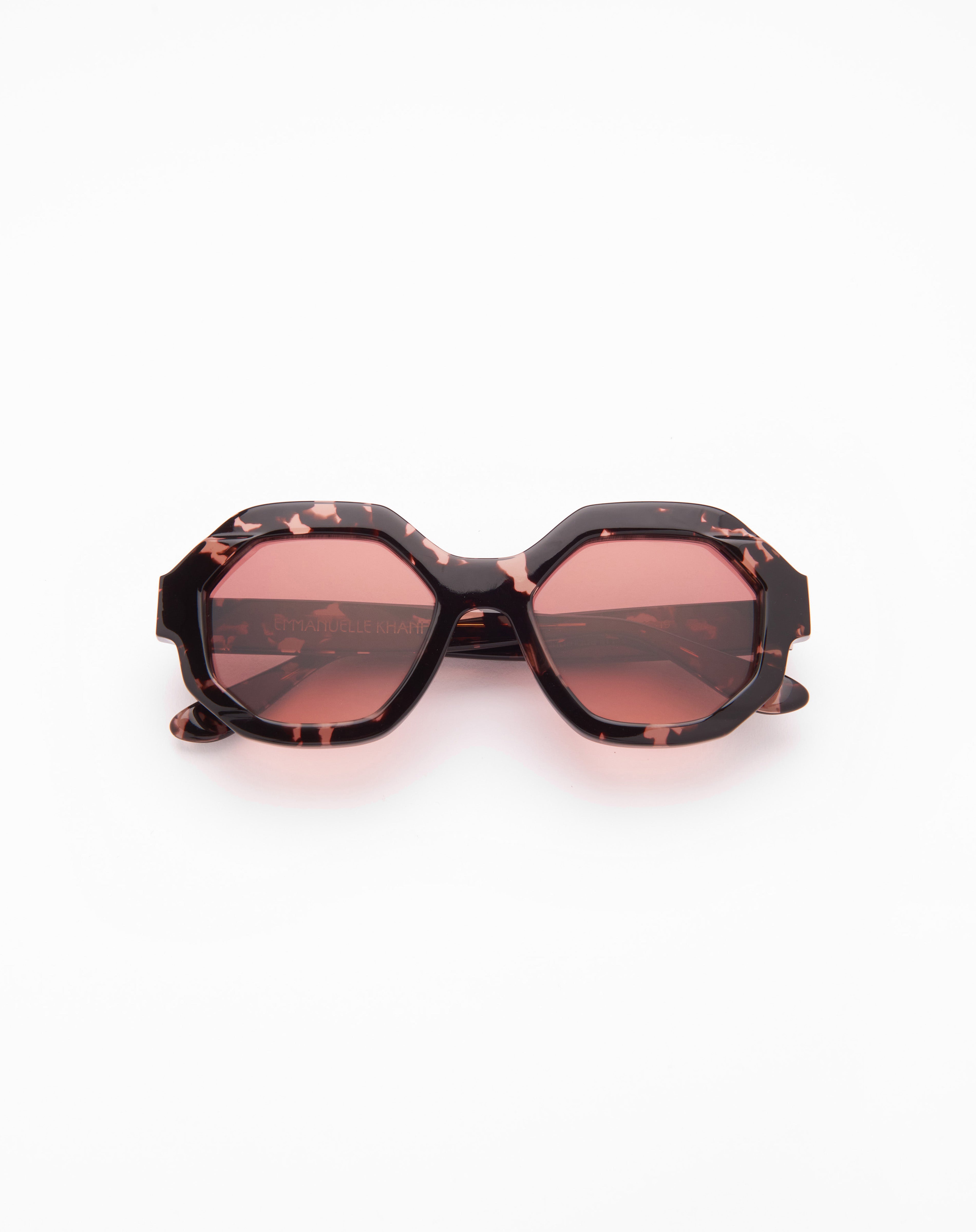 detail view of acetate and logo work