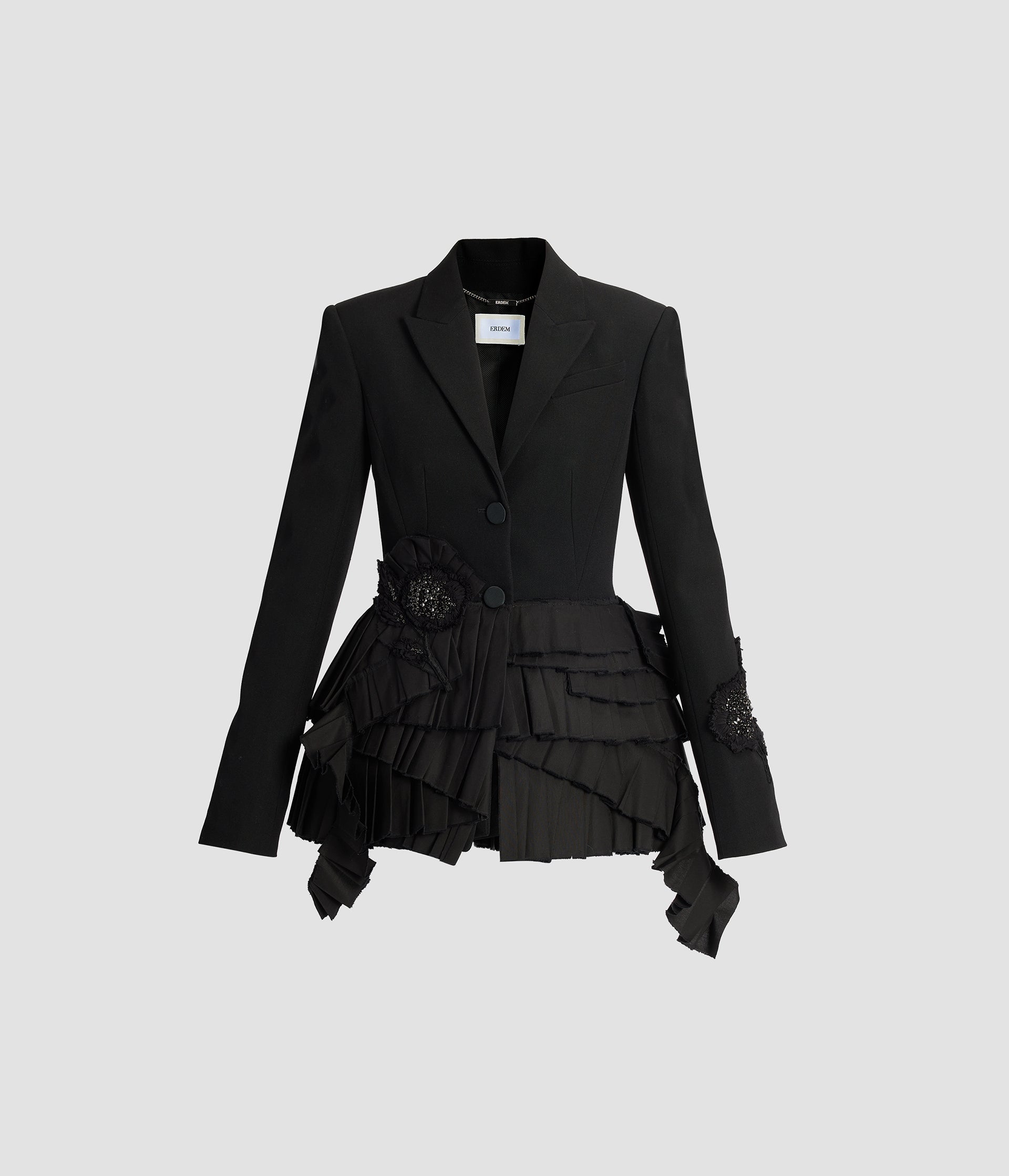 Embroidered Fitted Blazer
