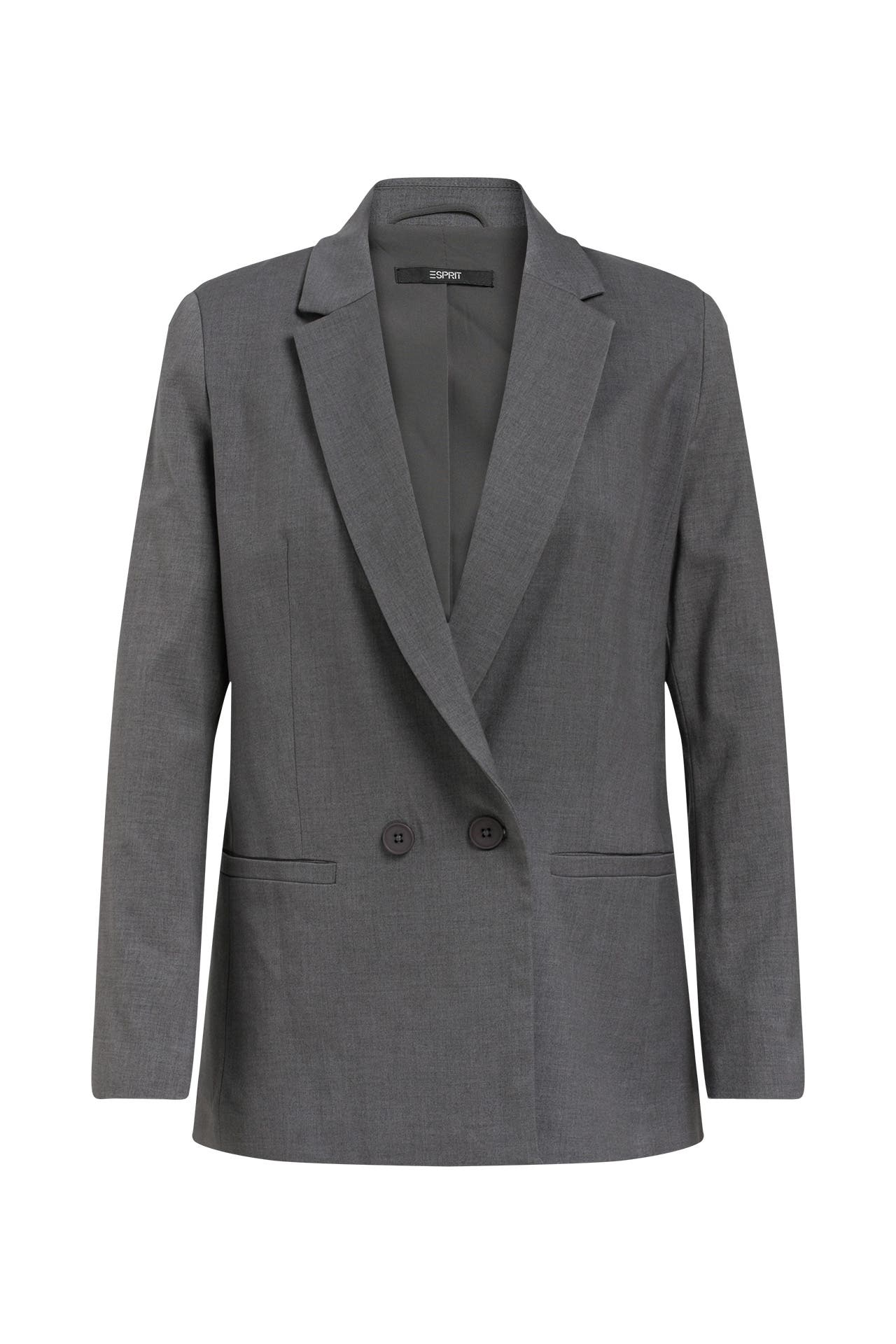 grey tailored blazer