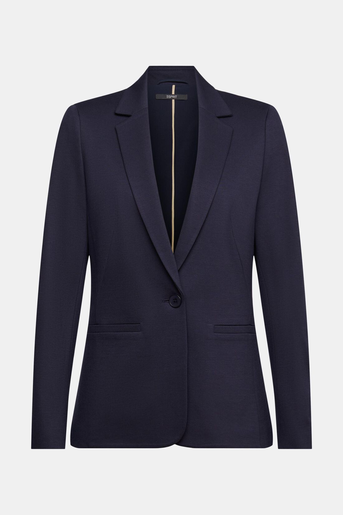 woven blazer front