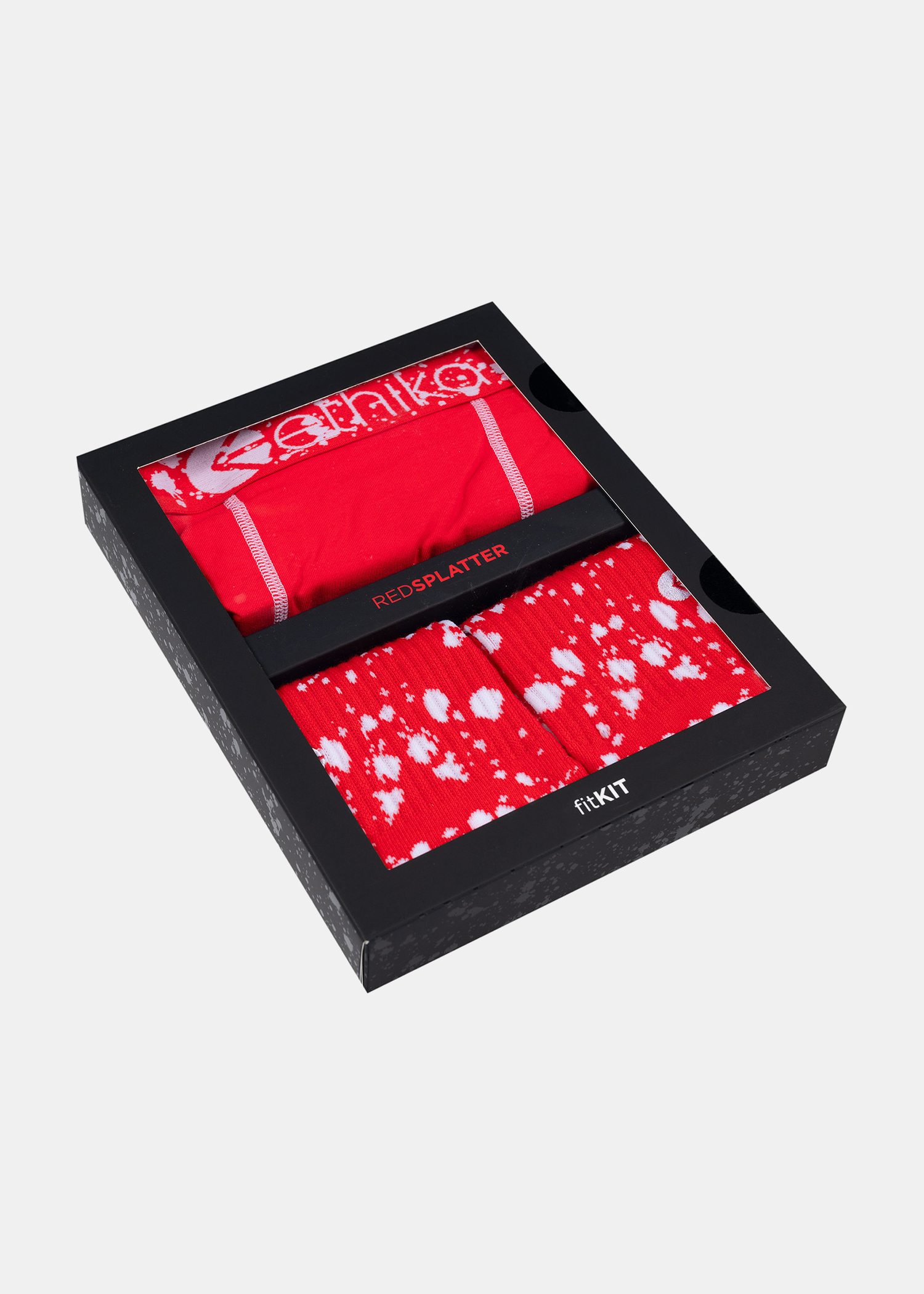 red splatter kit