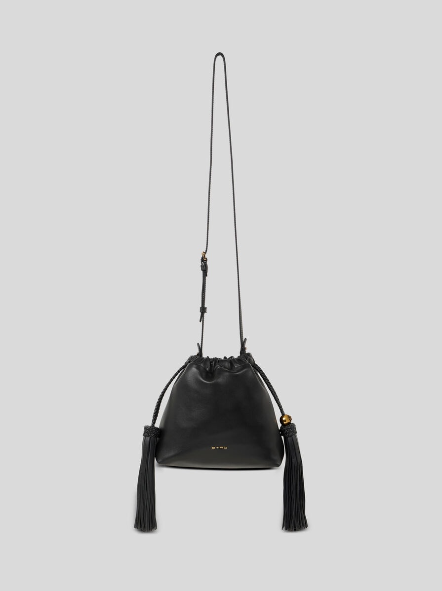 Mini Leather Kalispera Bag with Tassels
