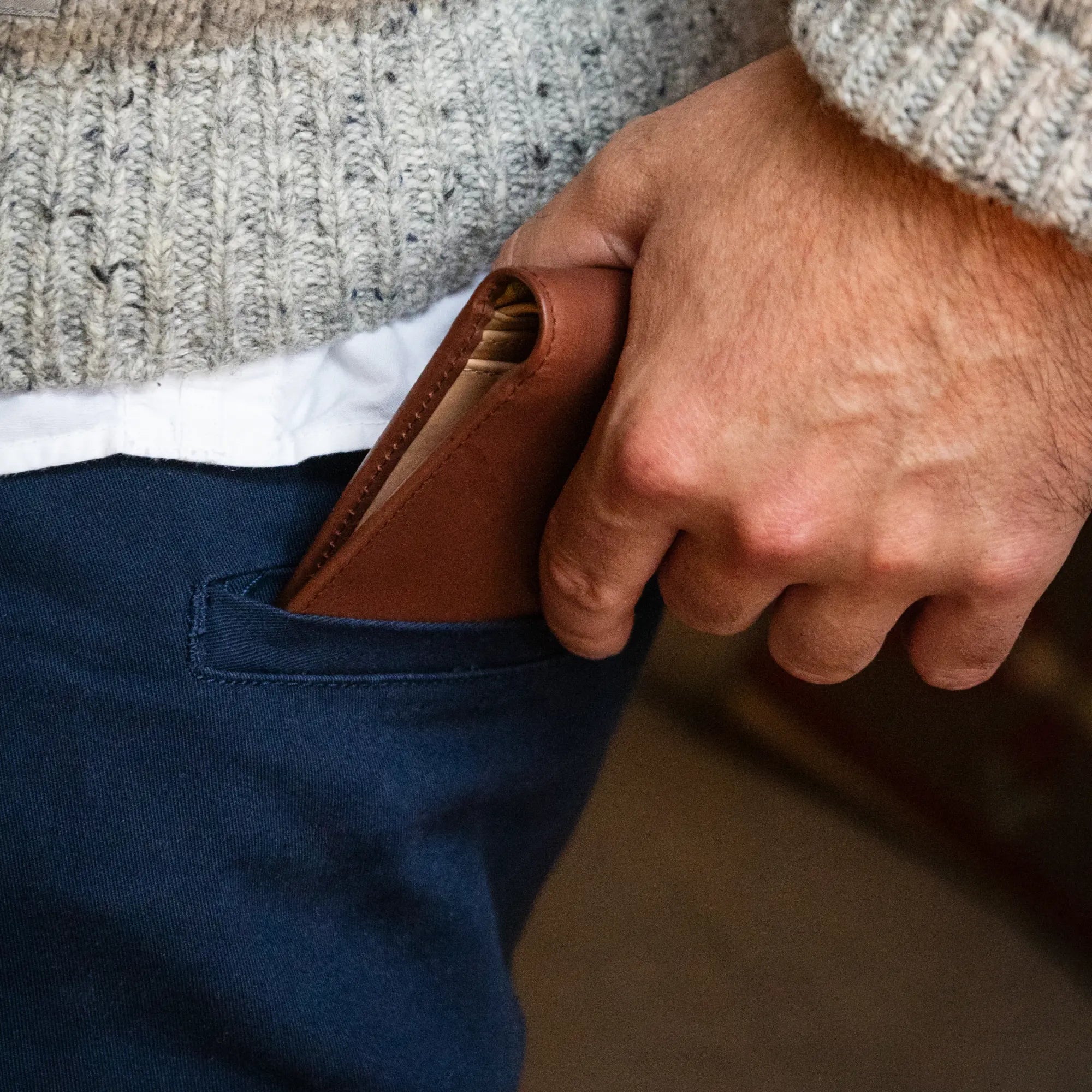 leather detail