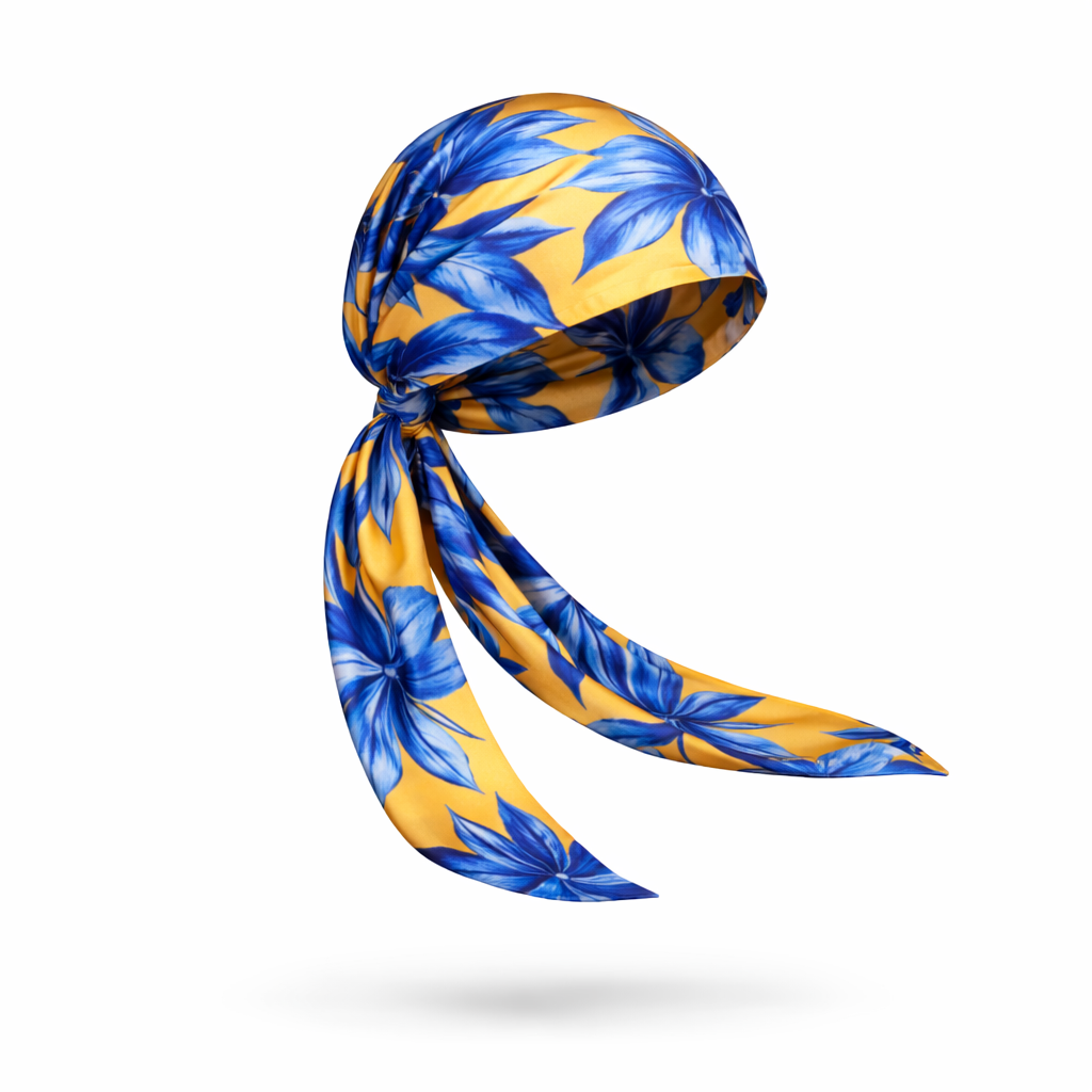 Gigi Floral Satin Headscarf
