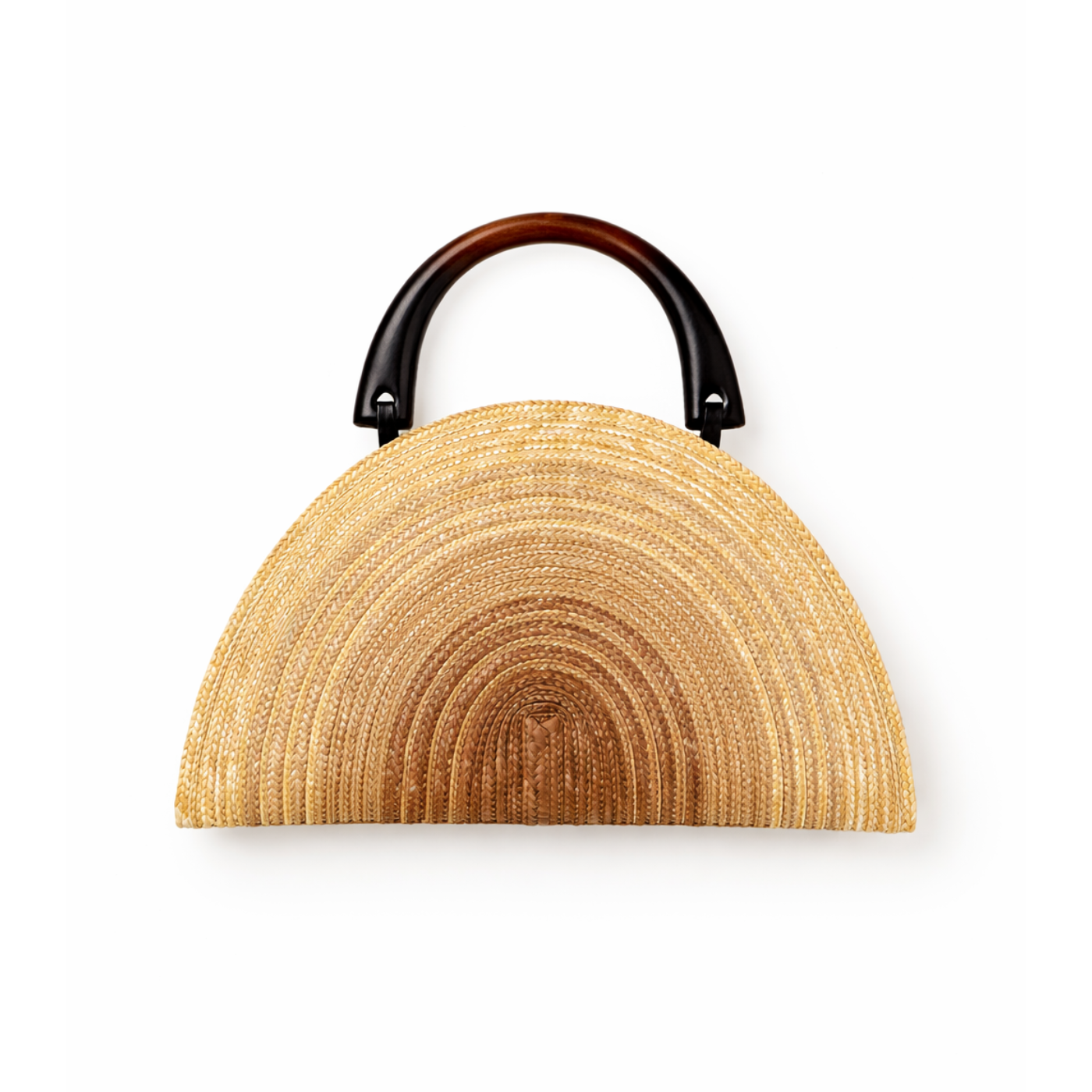 Luna Natural Straw Clutch