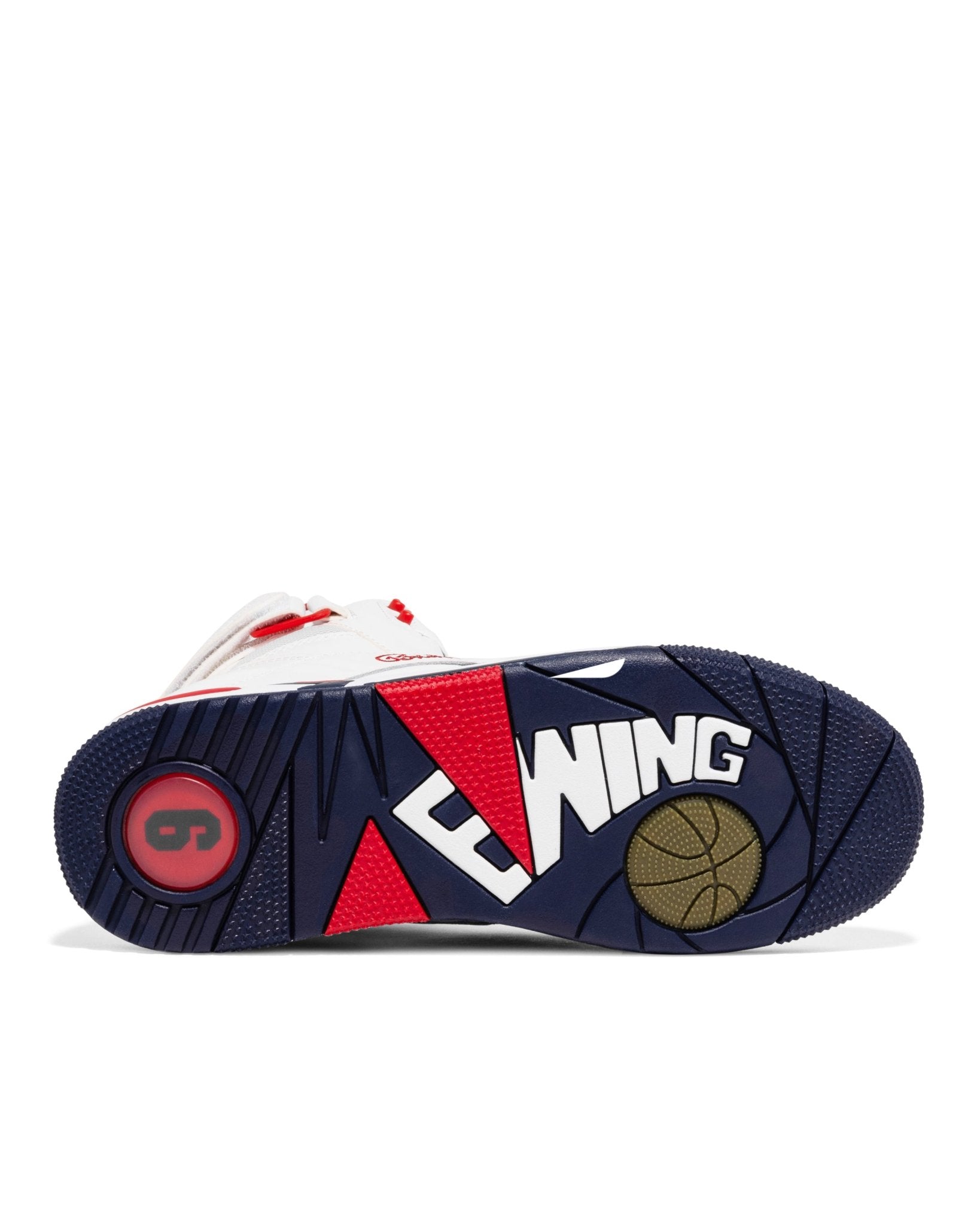 Medial angle with the Olympic-inspired color blocking