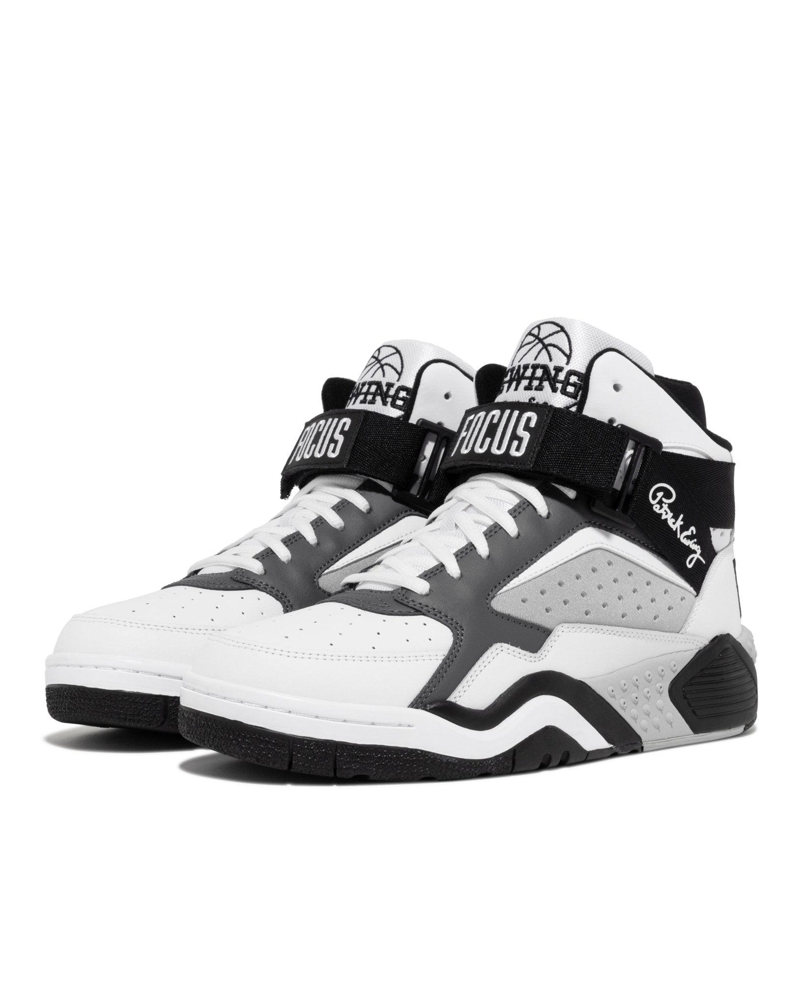 Ankle cross-strap system across the collar