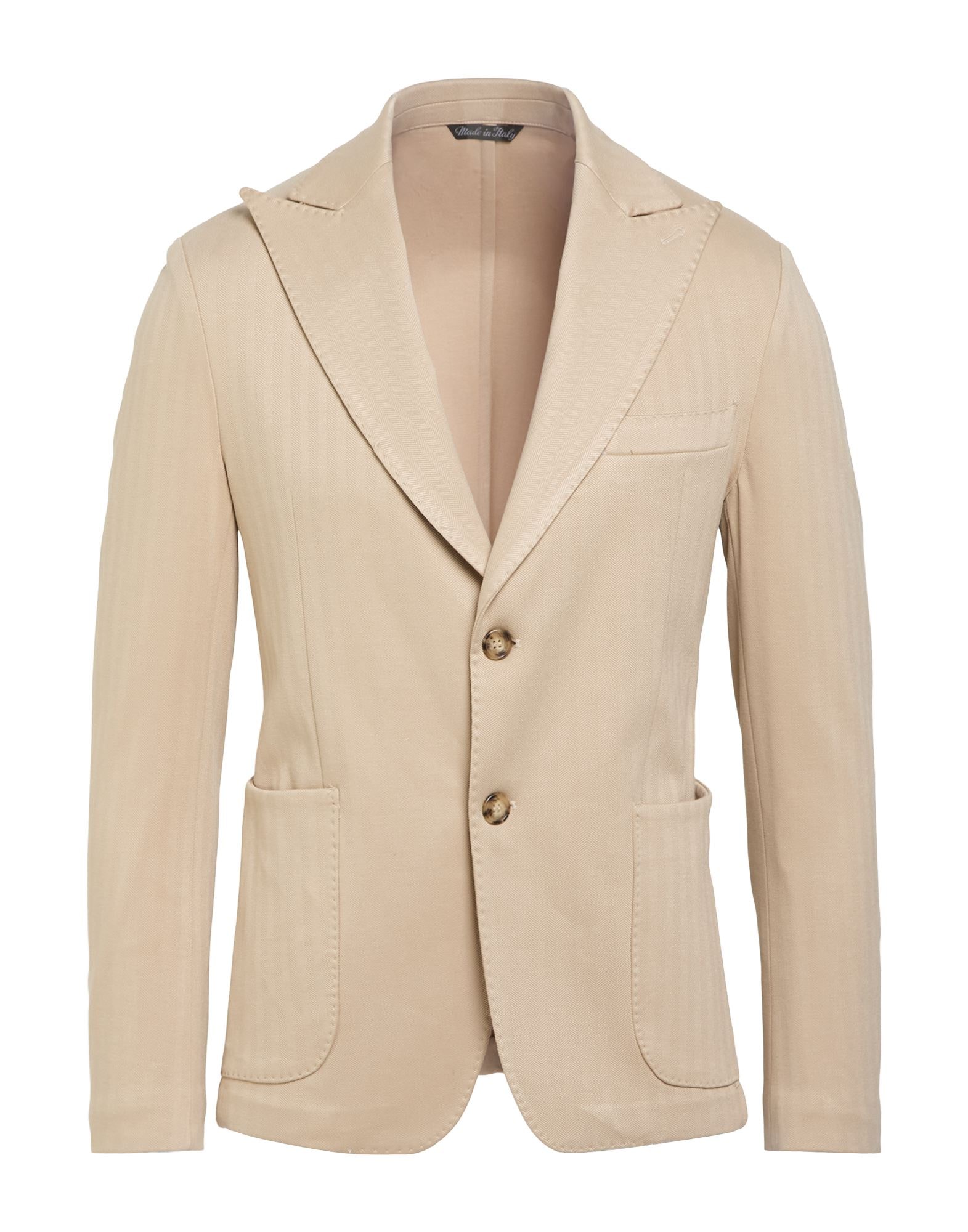 Herringbone Single-Breasted Blazer