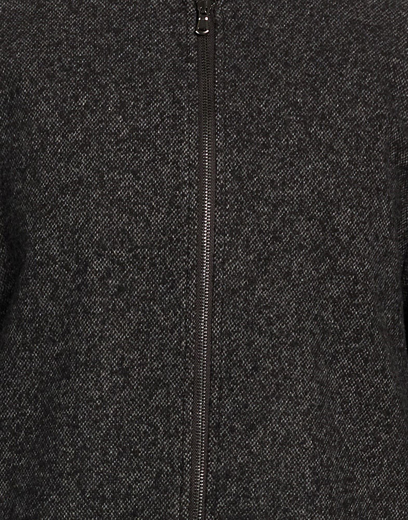 tweed and zipper detail