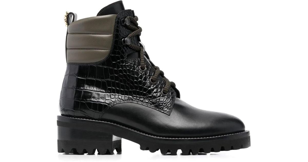 alternate side view of the lace-up construction