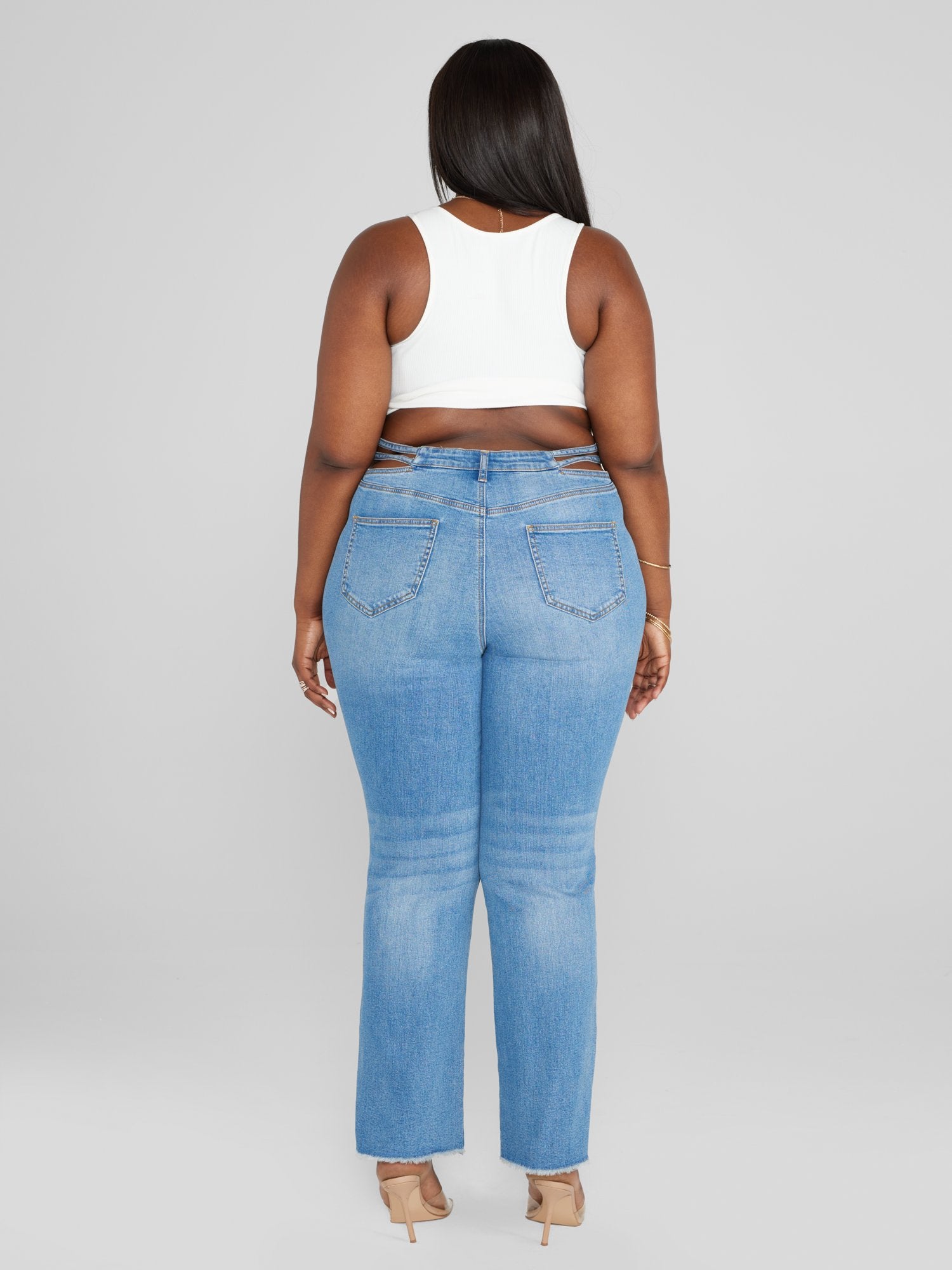 raw hem detail